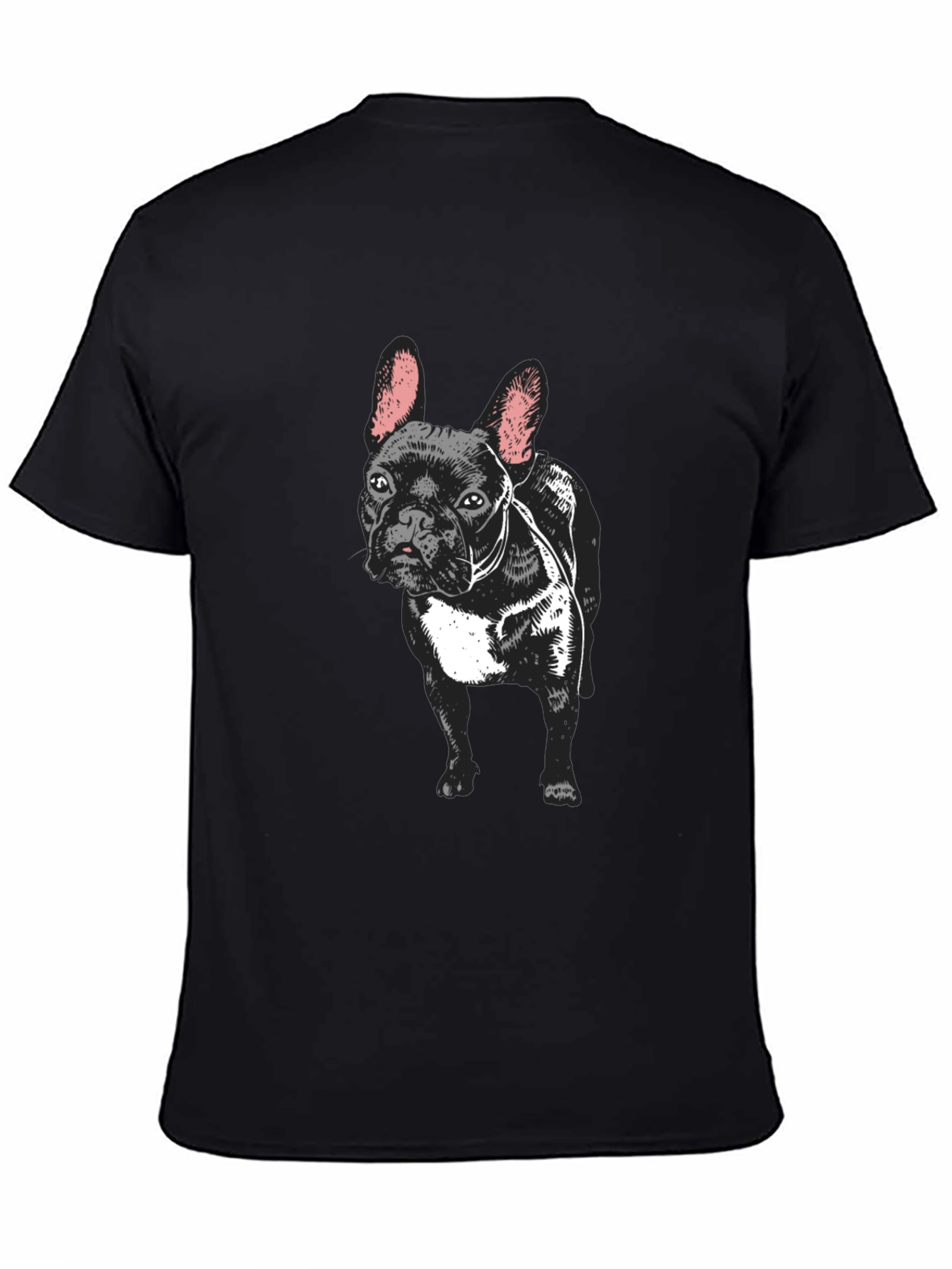 French Bulldog Graphic T-Shirt - Black