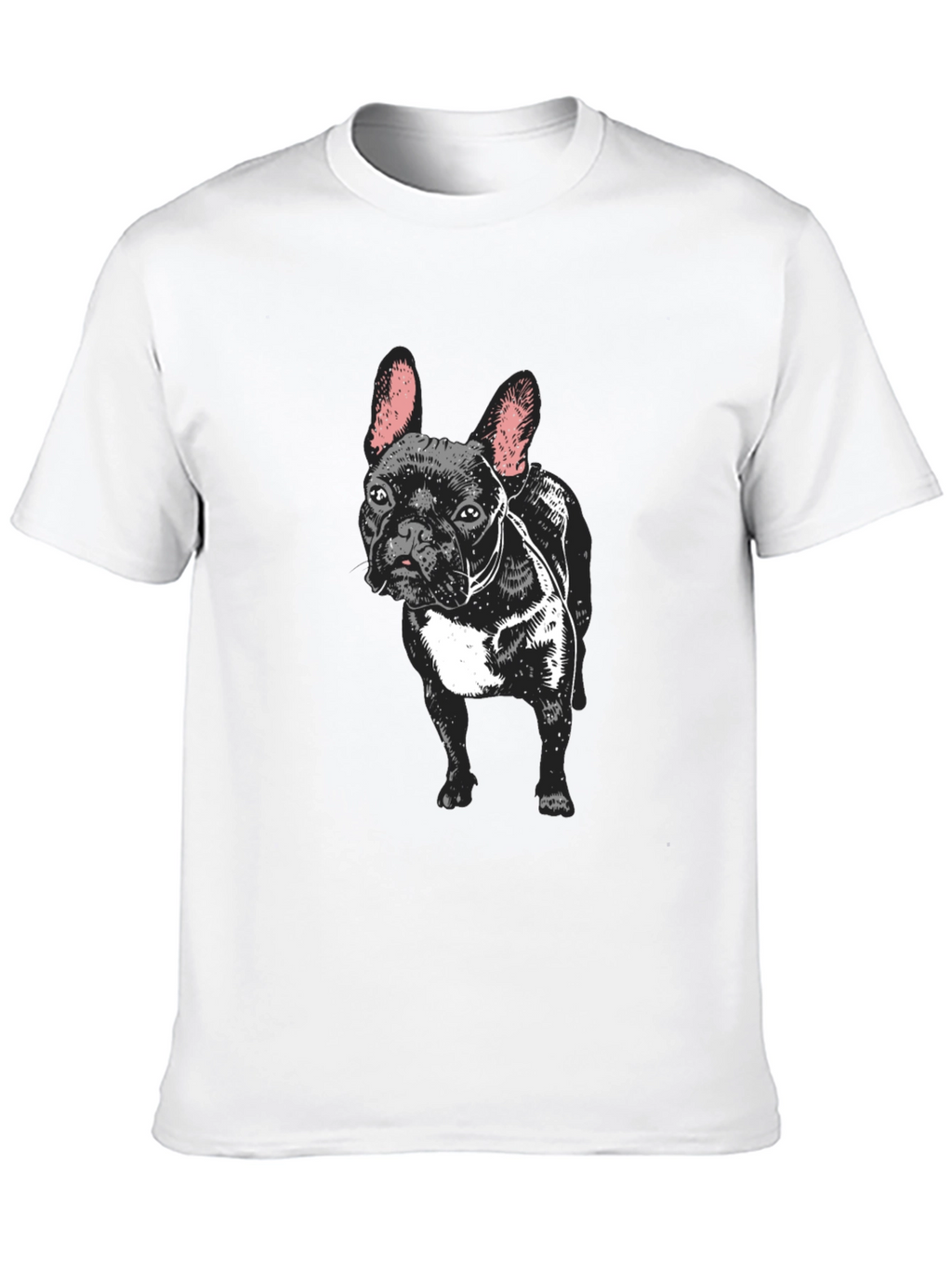 French Bulldog Graphic T-Shirt - Black