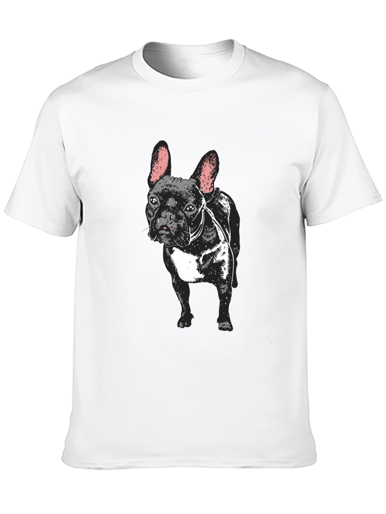 French Bulldog Graphic T-Shirt - Black