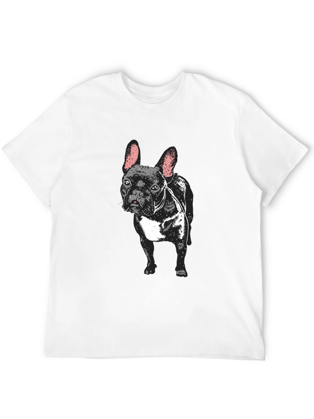 French Bulldog Graphic T-Shirt - Black