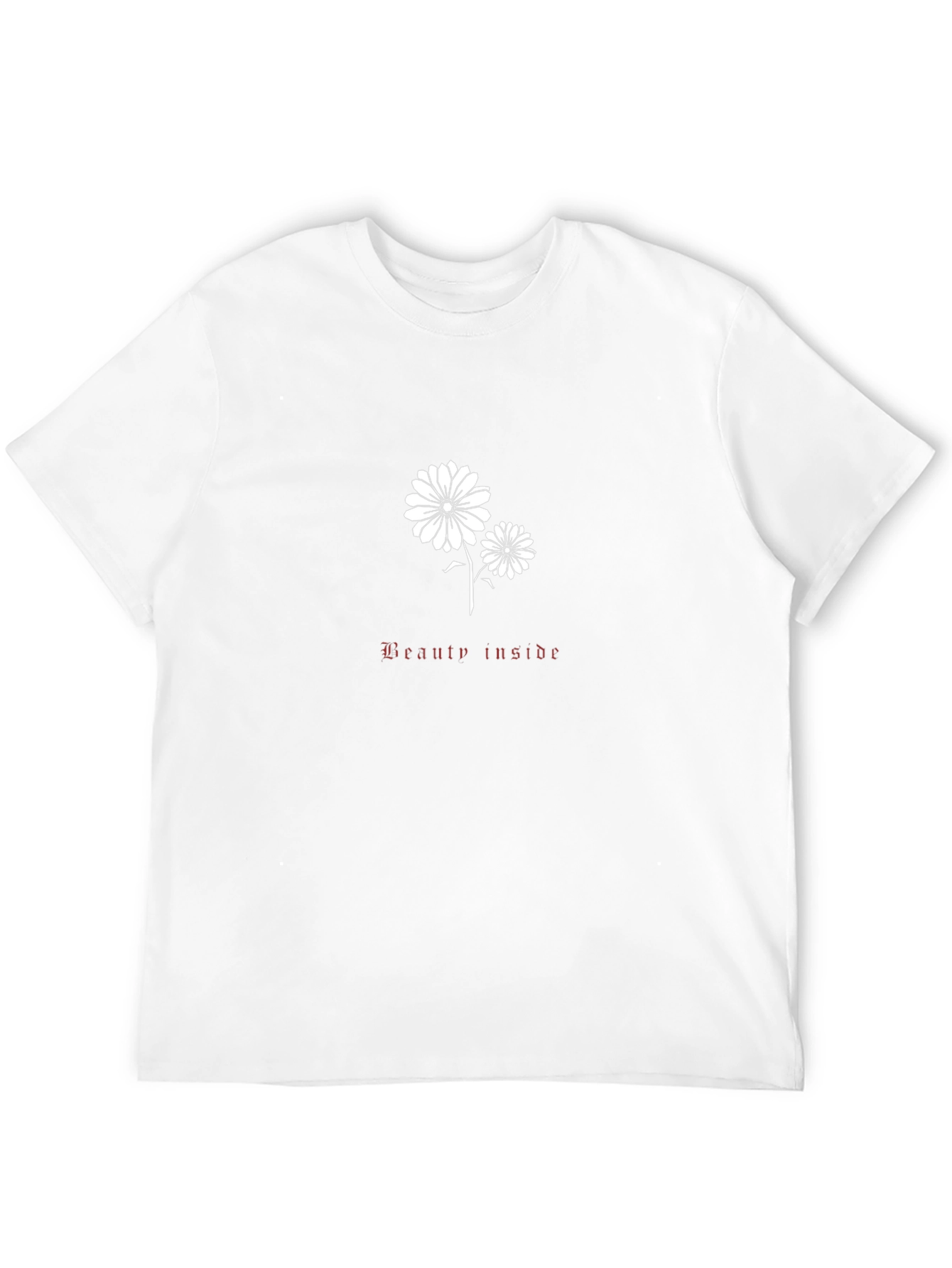 Beauty Inside Graphic Black T-Shirt