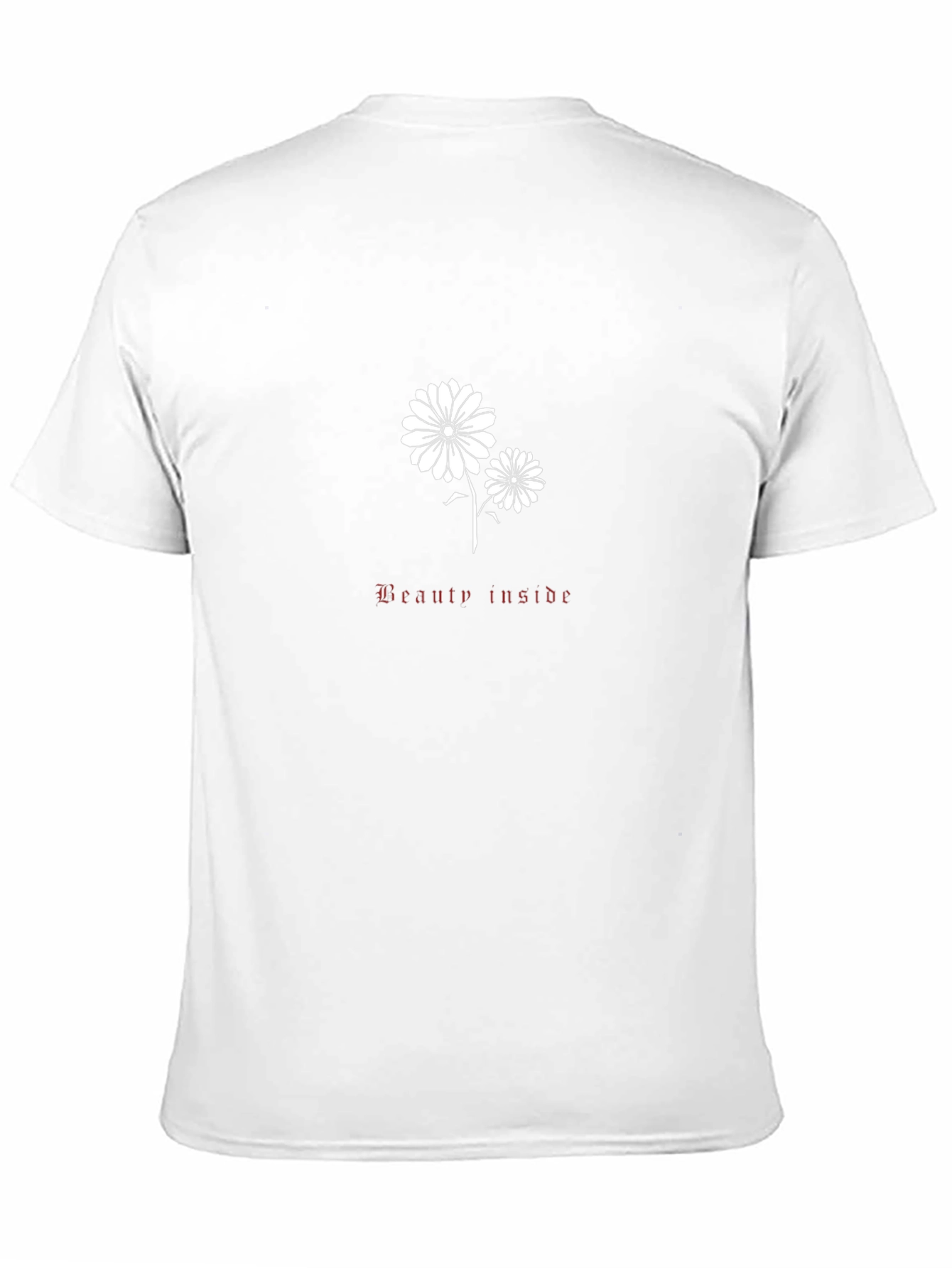 Beauty Inside Graphic Black T-Shirt