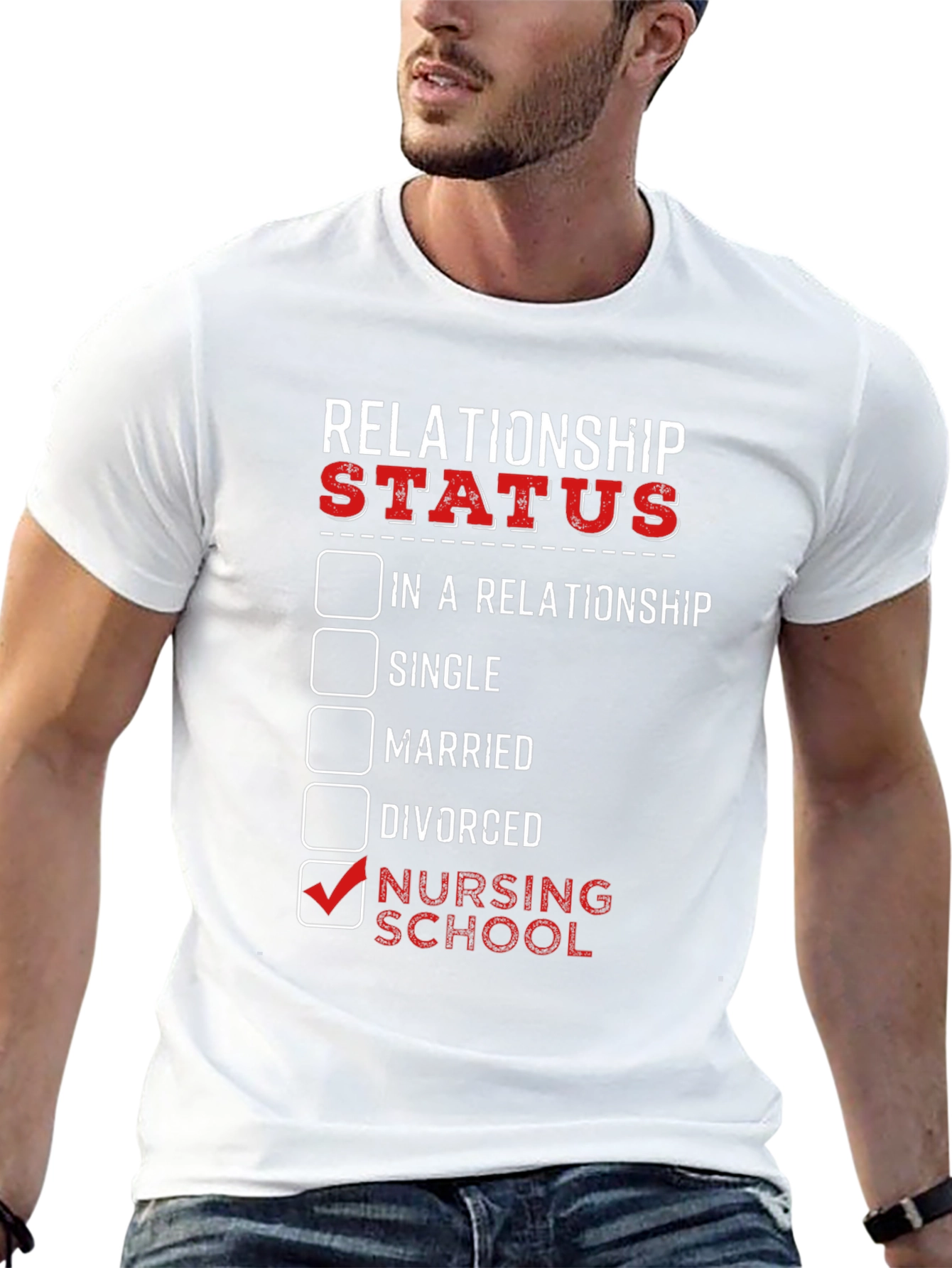 Nursing School Relationship Status Graphic Tee