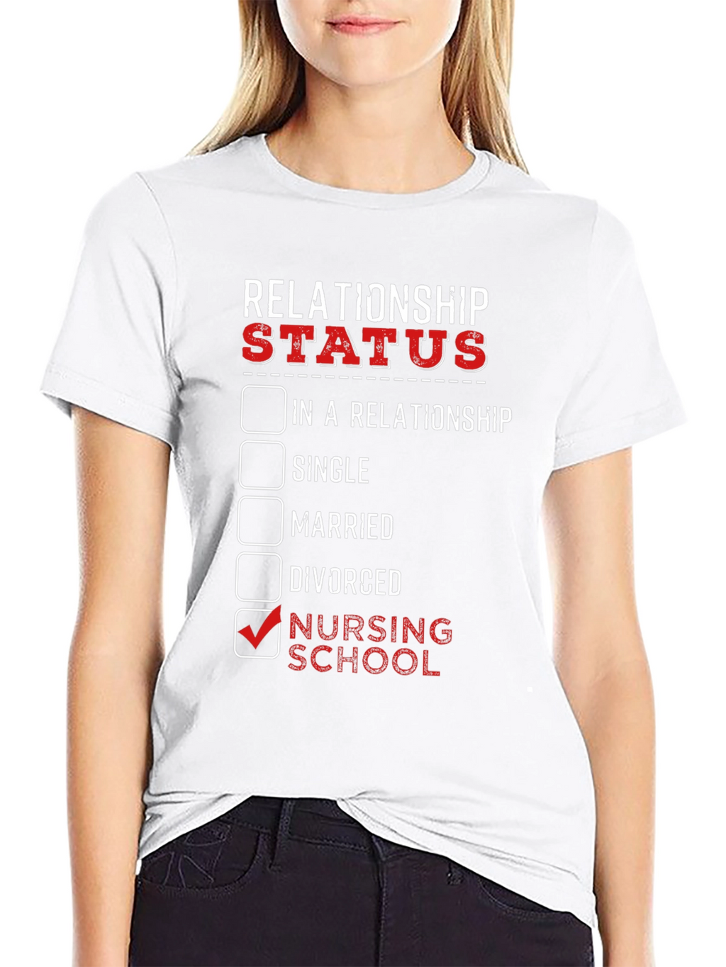 Nursing School Relationship Status Graphic Tee
