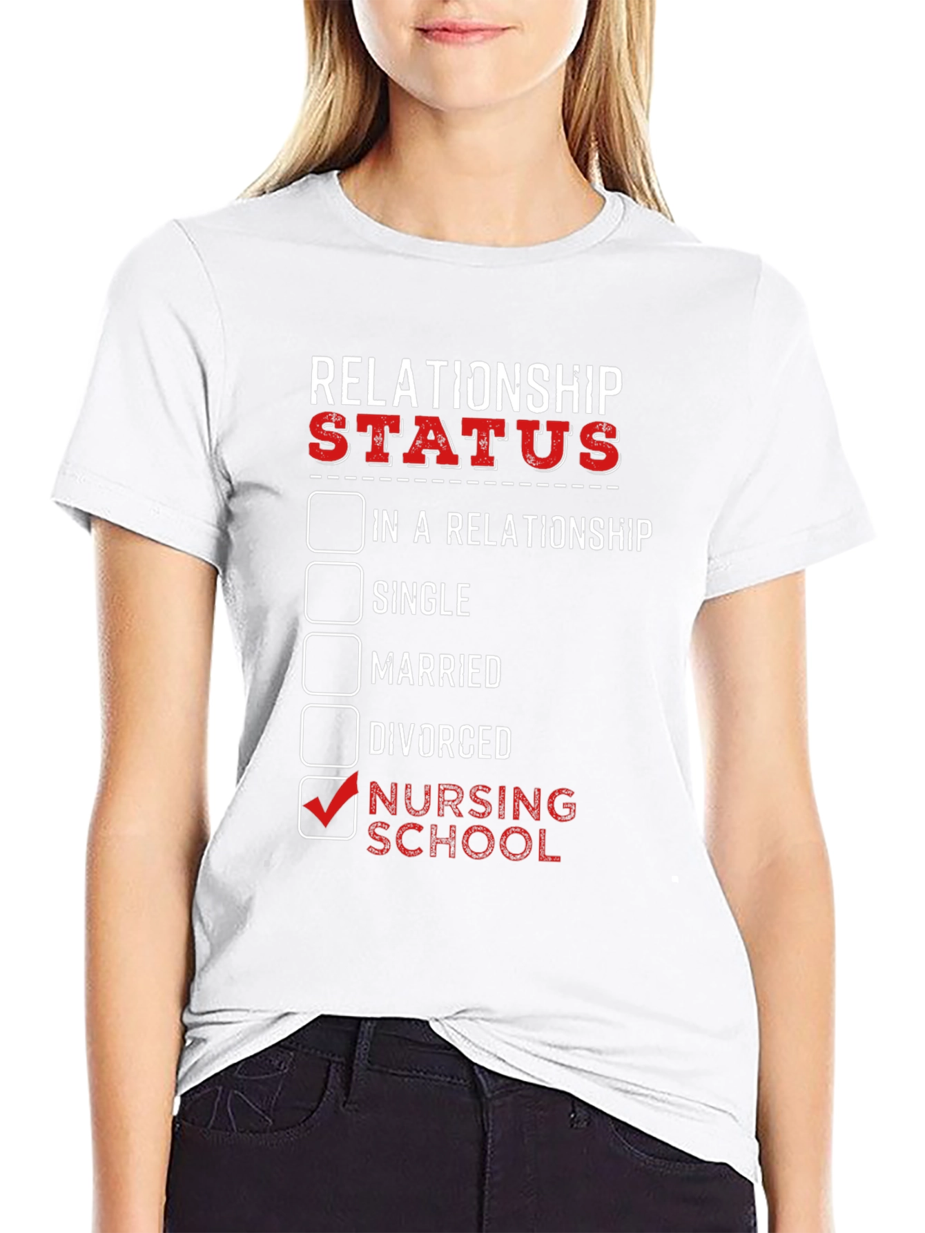 Nursing School Relationship Status Graphic Tee