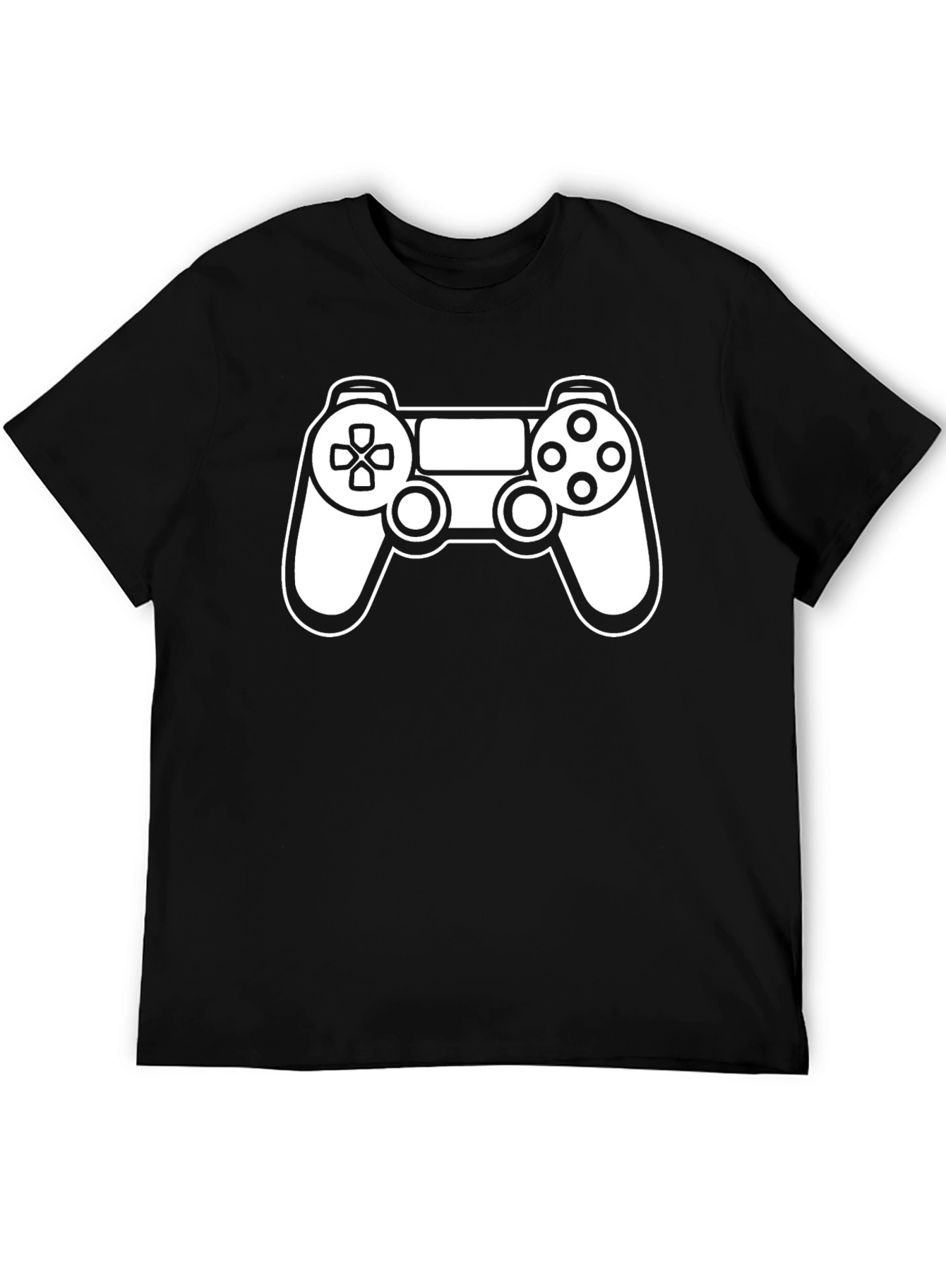 Gamer T-Shirt: Controller Graphic Tee - Black