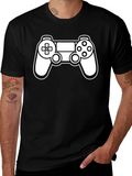 Gamer T-Shirt: Controller Graphic Tee - Black