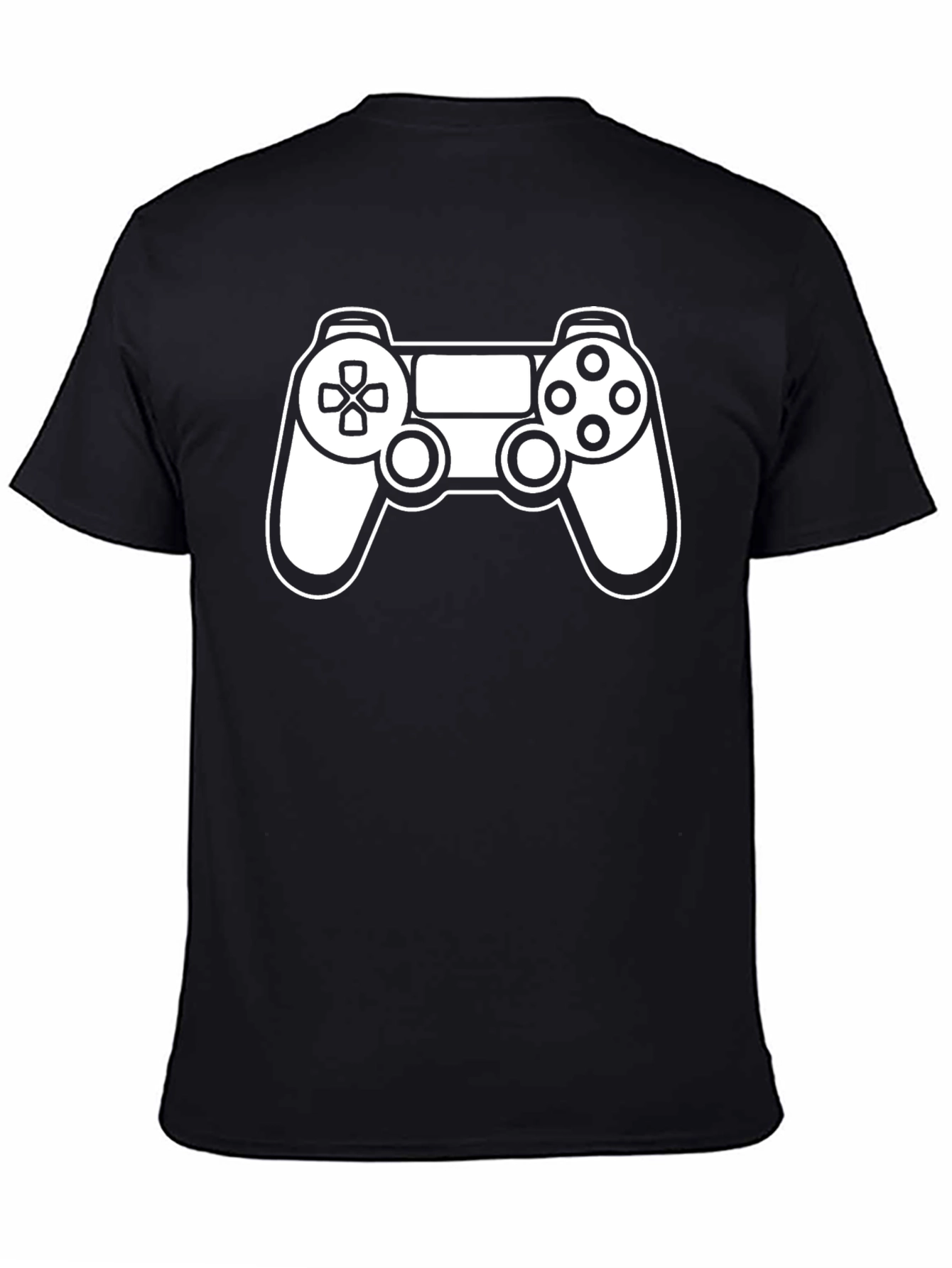 Gamer T-Shirt: Controller Graphic Tee - Black