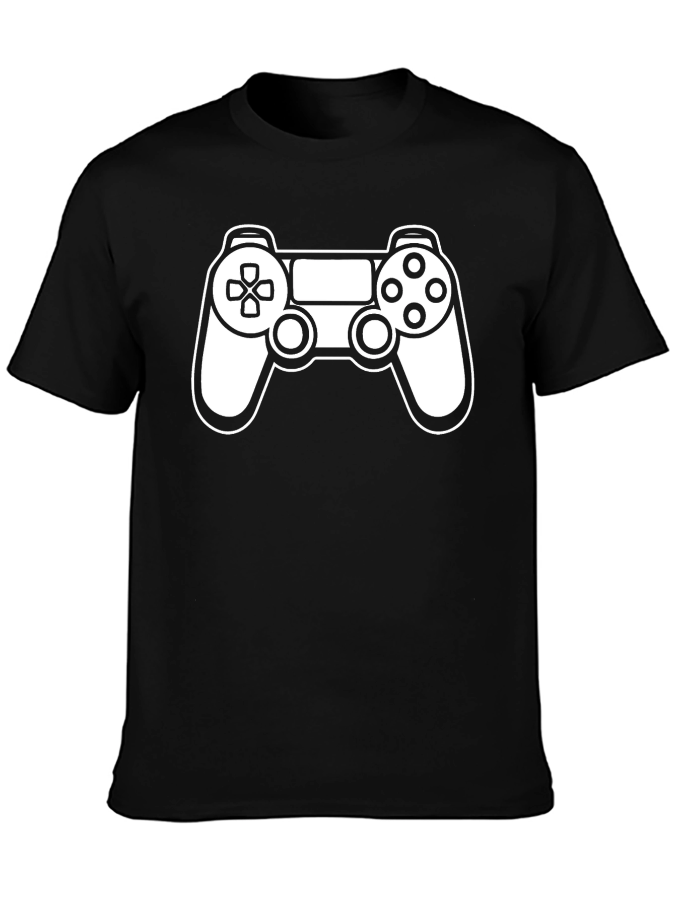 Gamer T-Shirt: Controller Graphic Tee - Black