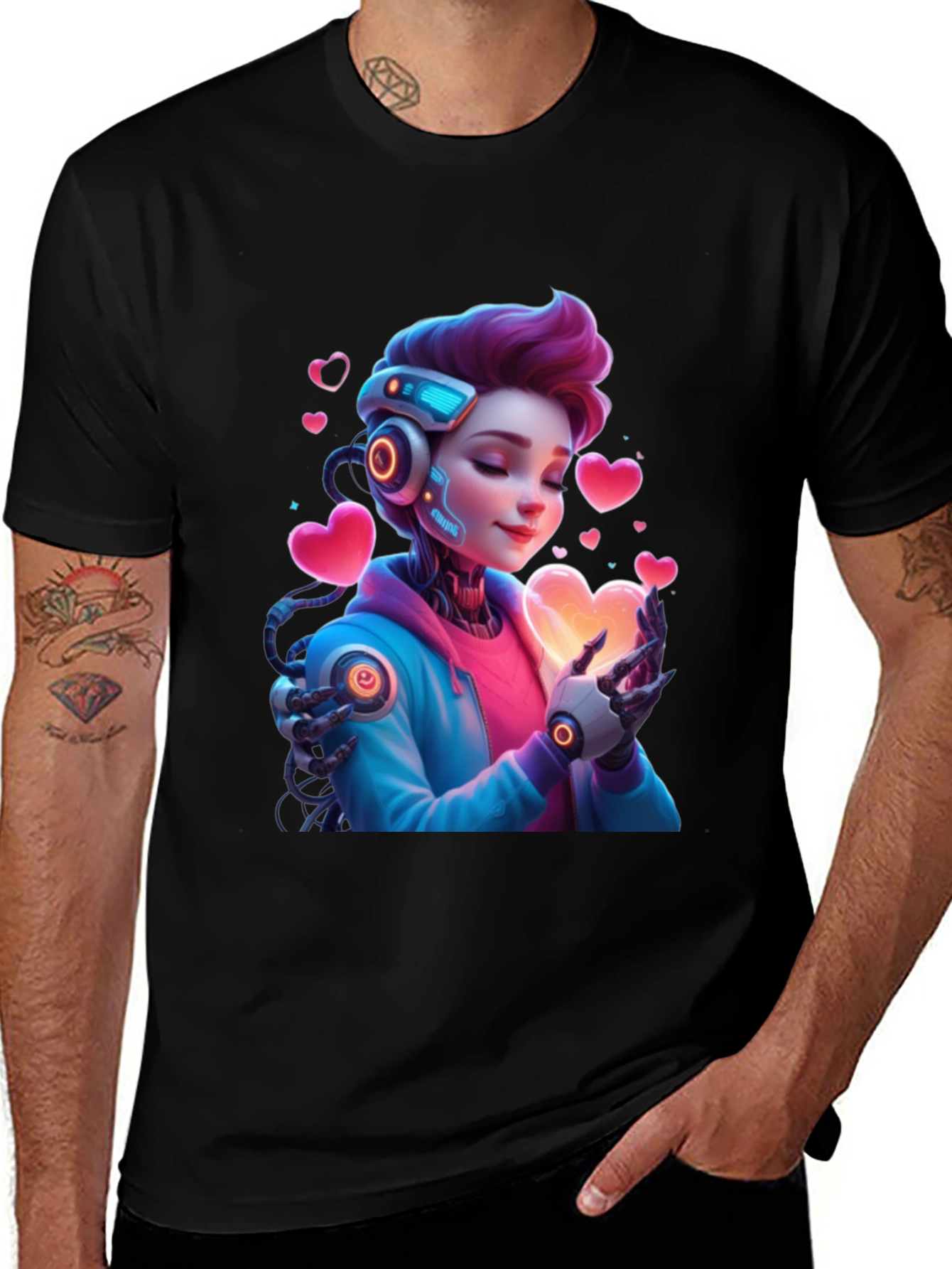 Cyberpunk Romance T-Shirt