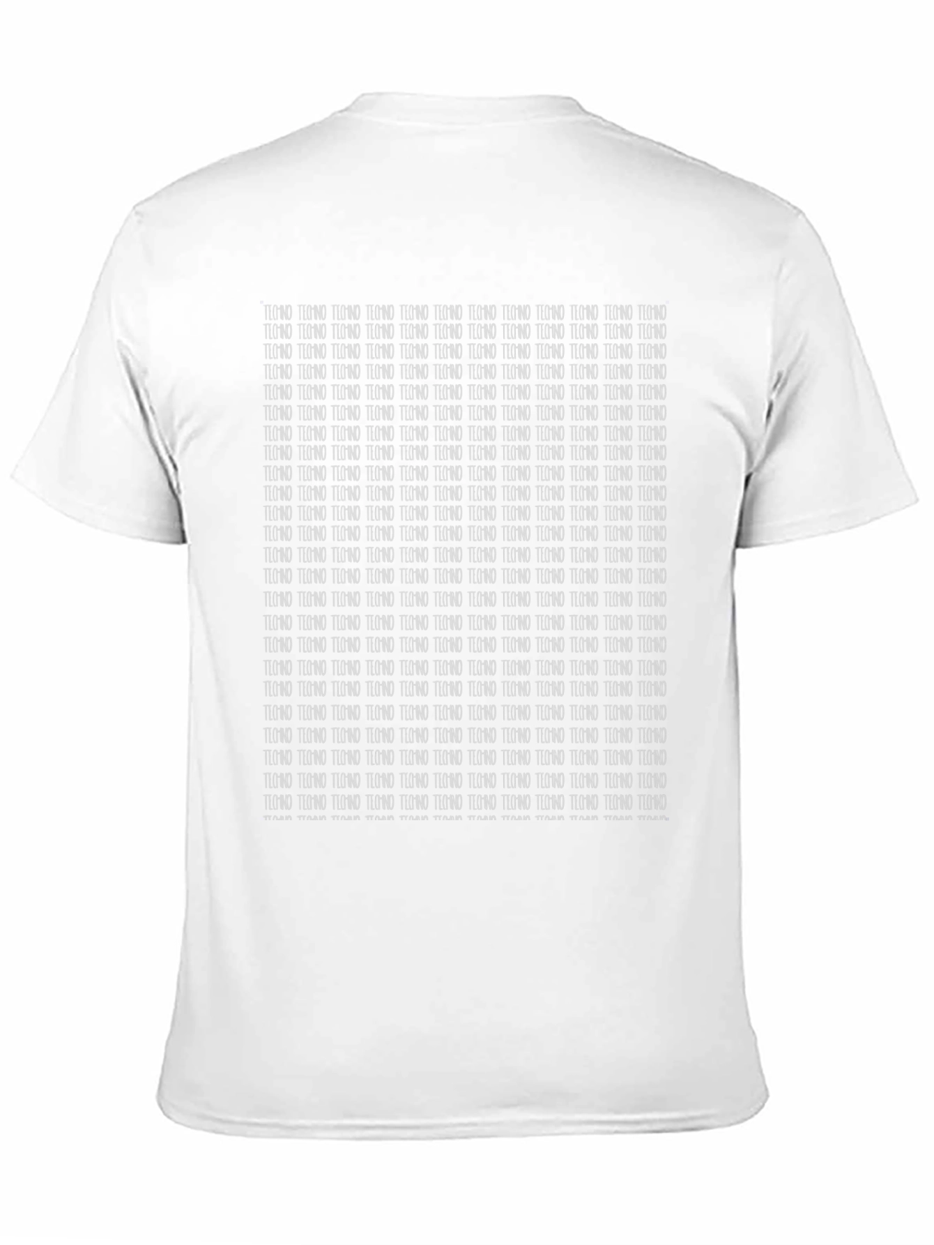 Techno Pattern Graphic T-Shirt