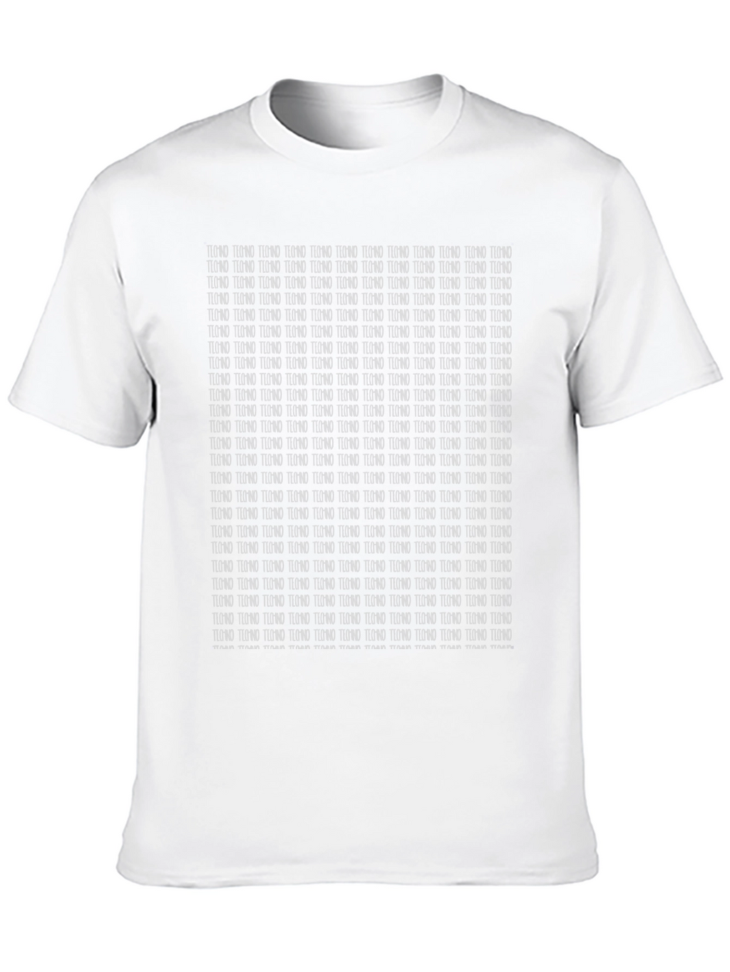 Techno Pattern Graphic T-Shirt