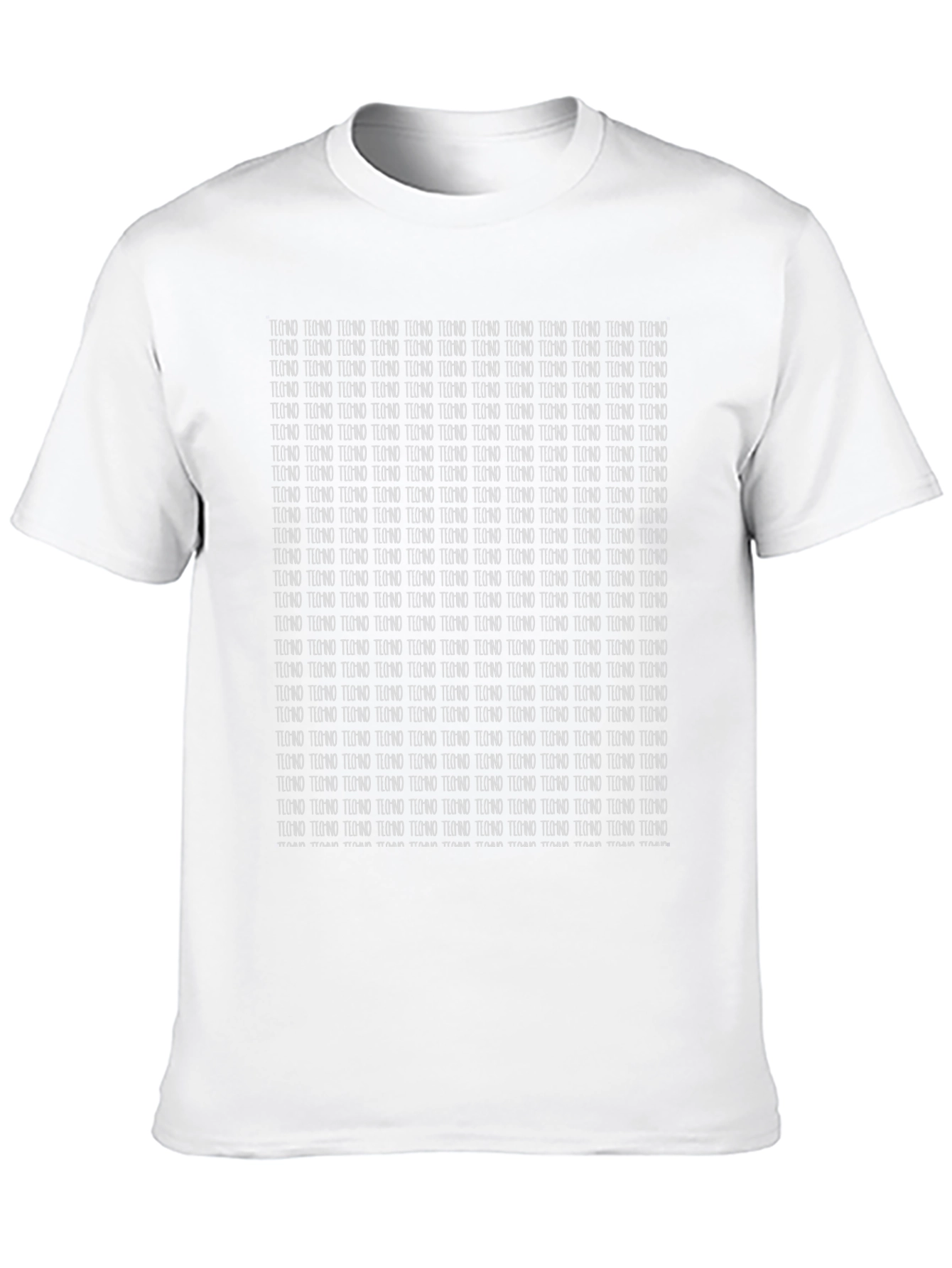 Techno Pattern Graphic T-Shirt