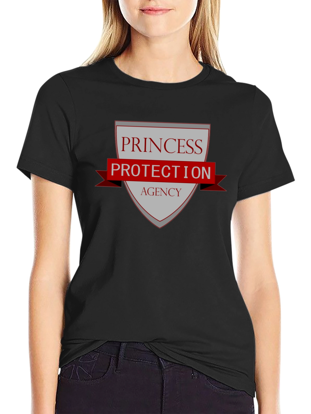 Princess Protection Agency Black T-Shirt