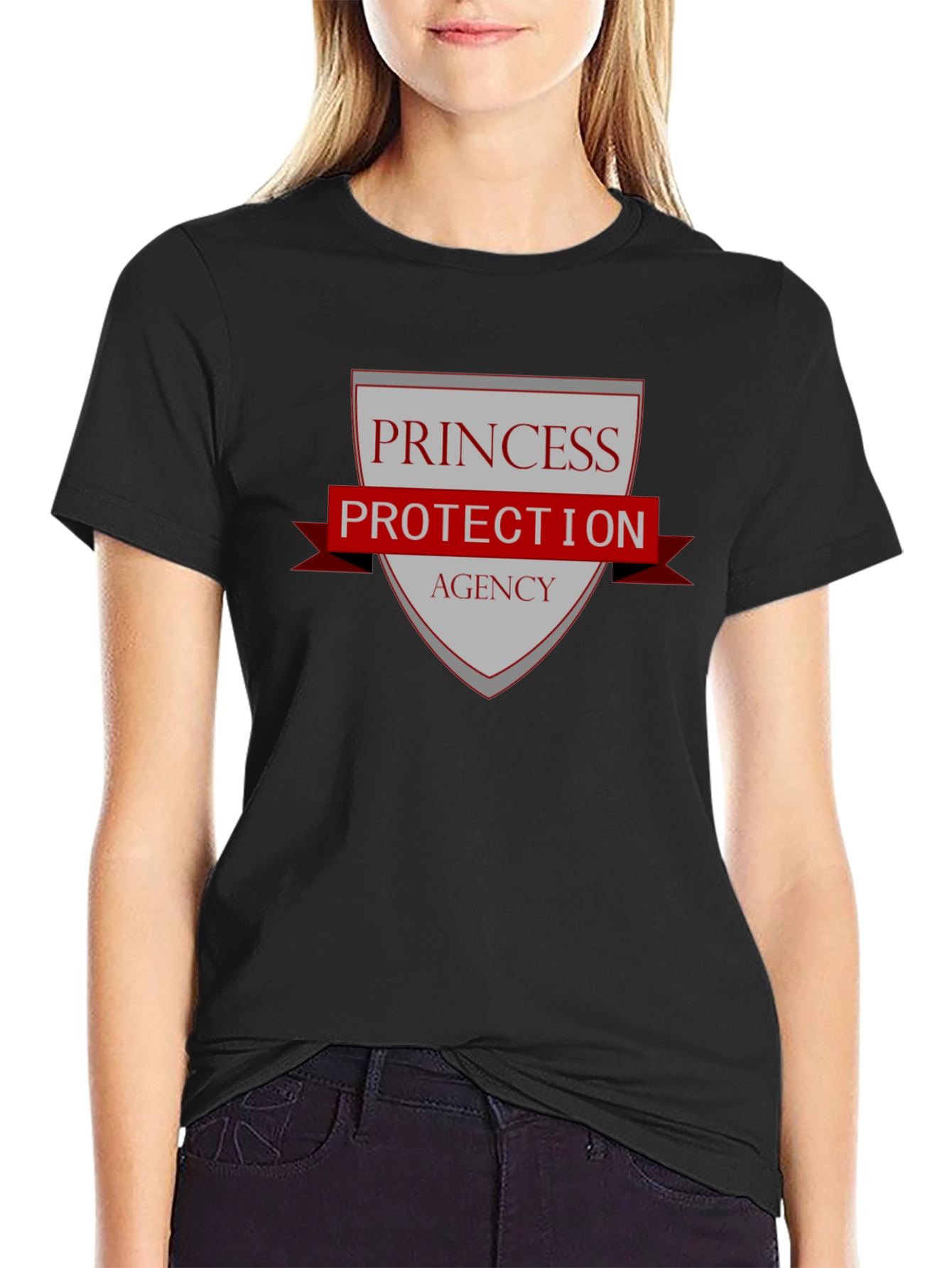 Princess Protection Agency Black T-Shirt