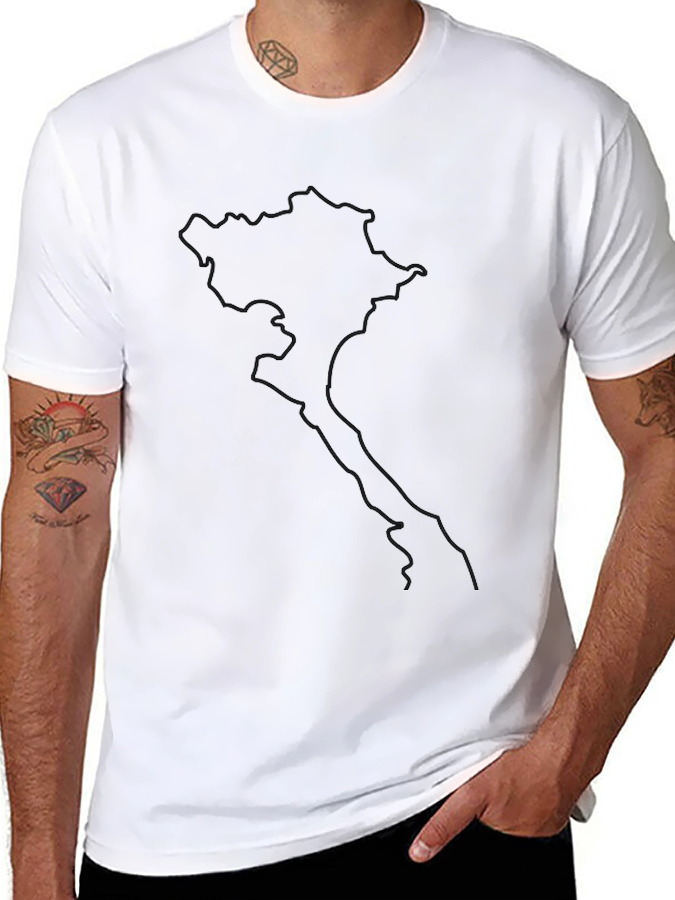 Plain Black Mens T-Shirt - Casual Comfort