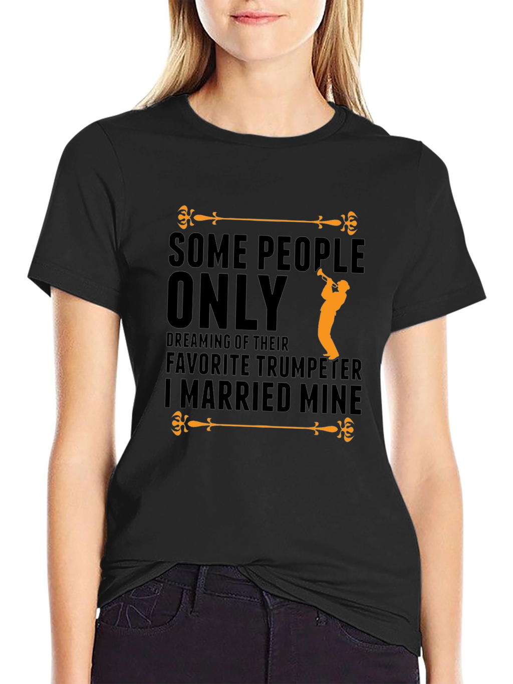 Favorite Trumpeter T-Shirt - Musicians Wife Gift