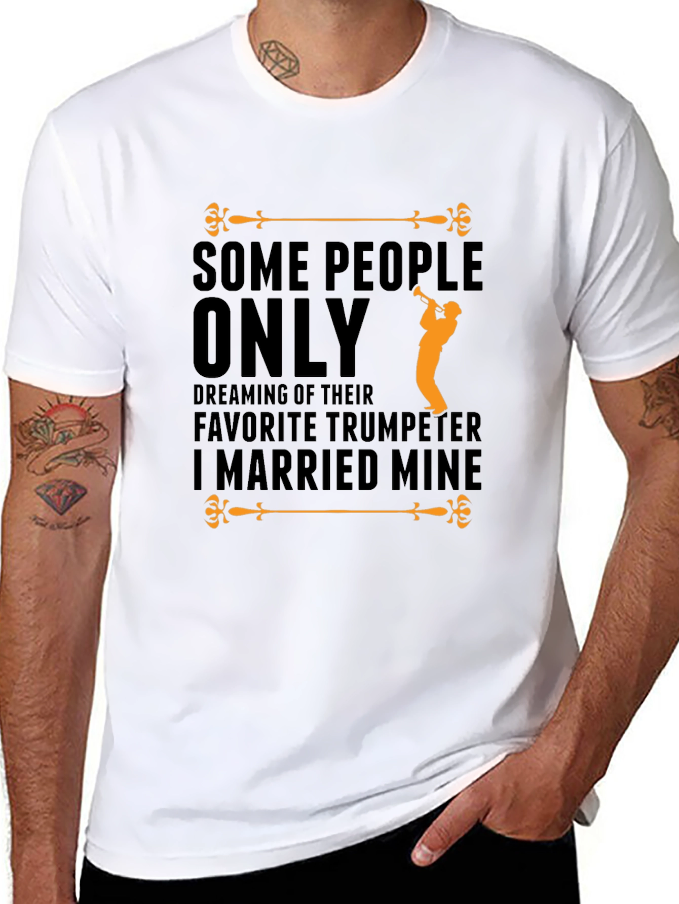 Favorite Trumpeter T-Shirt - Musicians Wife Gift