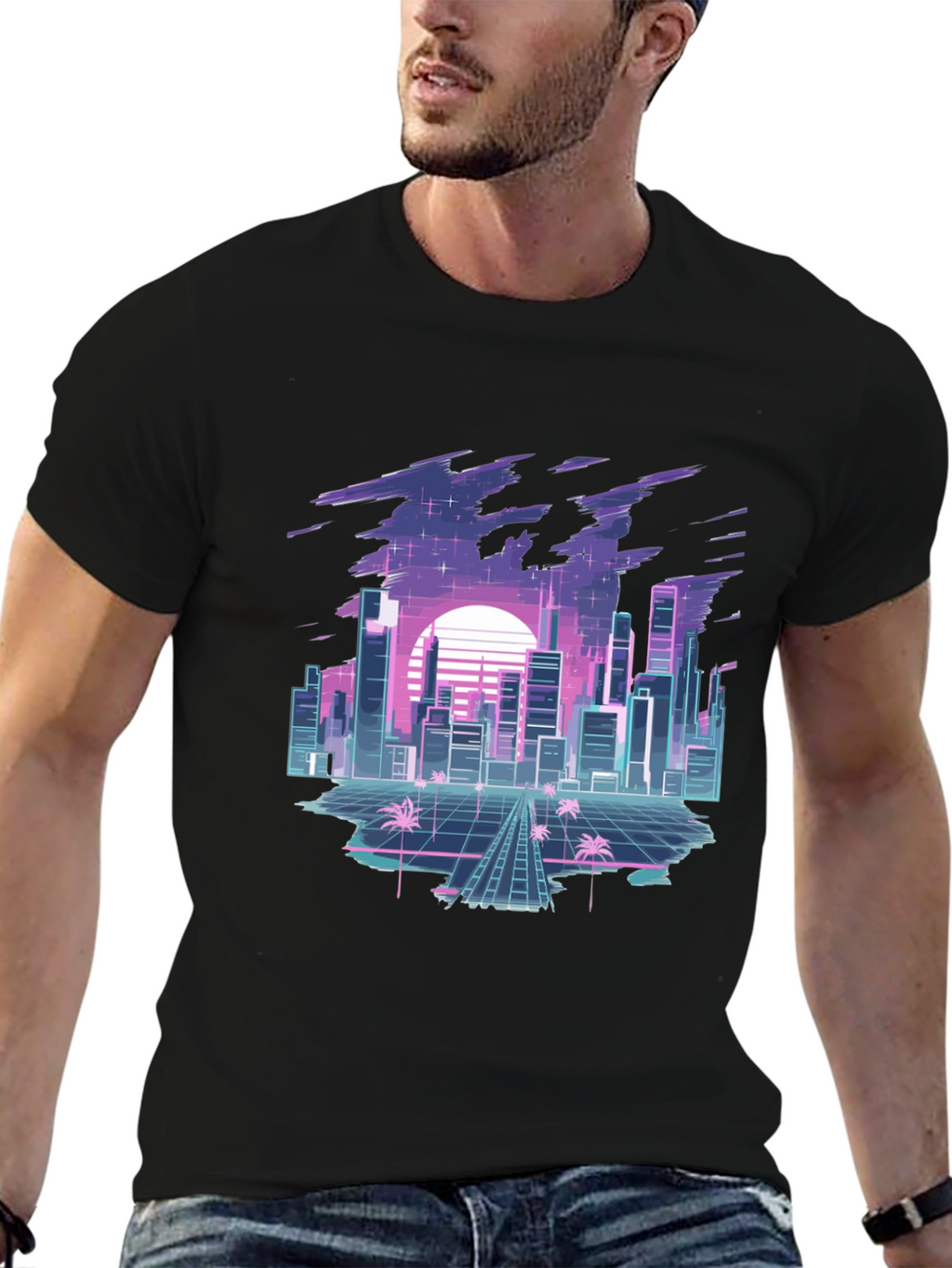 Retro Cityscape T-Shirt