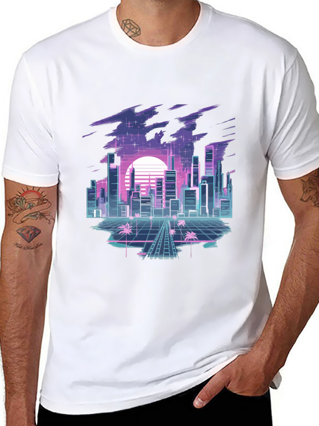Retro Cityscape T-Shirt