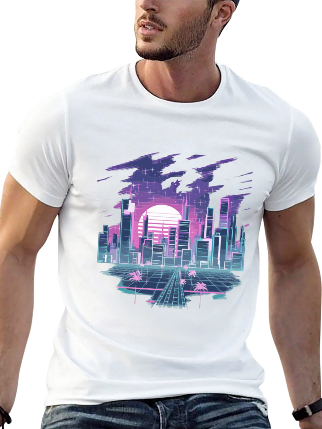 Retro Cityscape T-Shirt