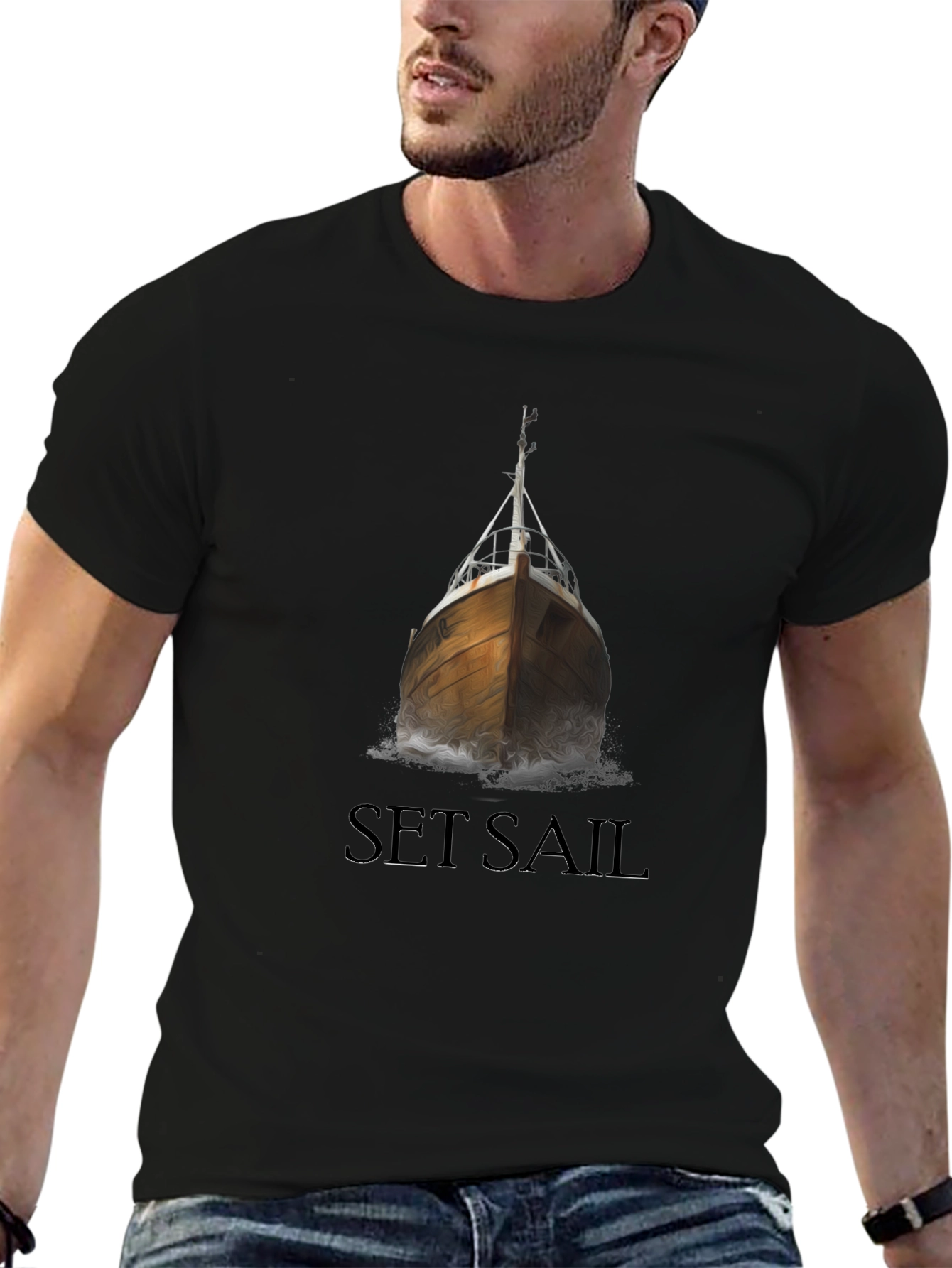 Set Sail T-Shirt: Nautical Adventure Apparel
