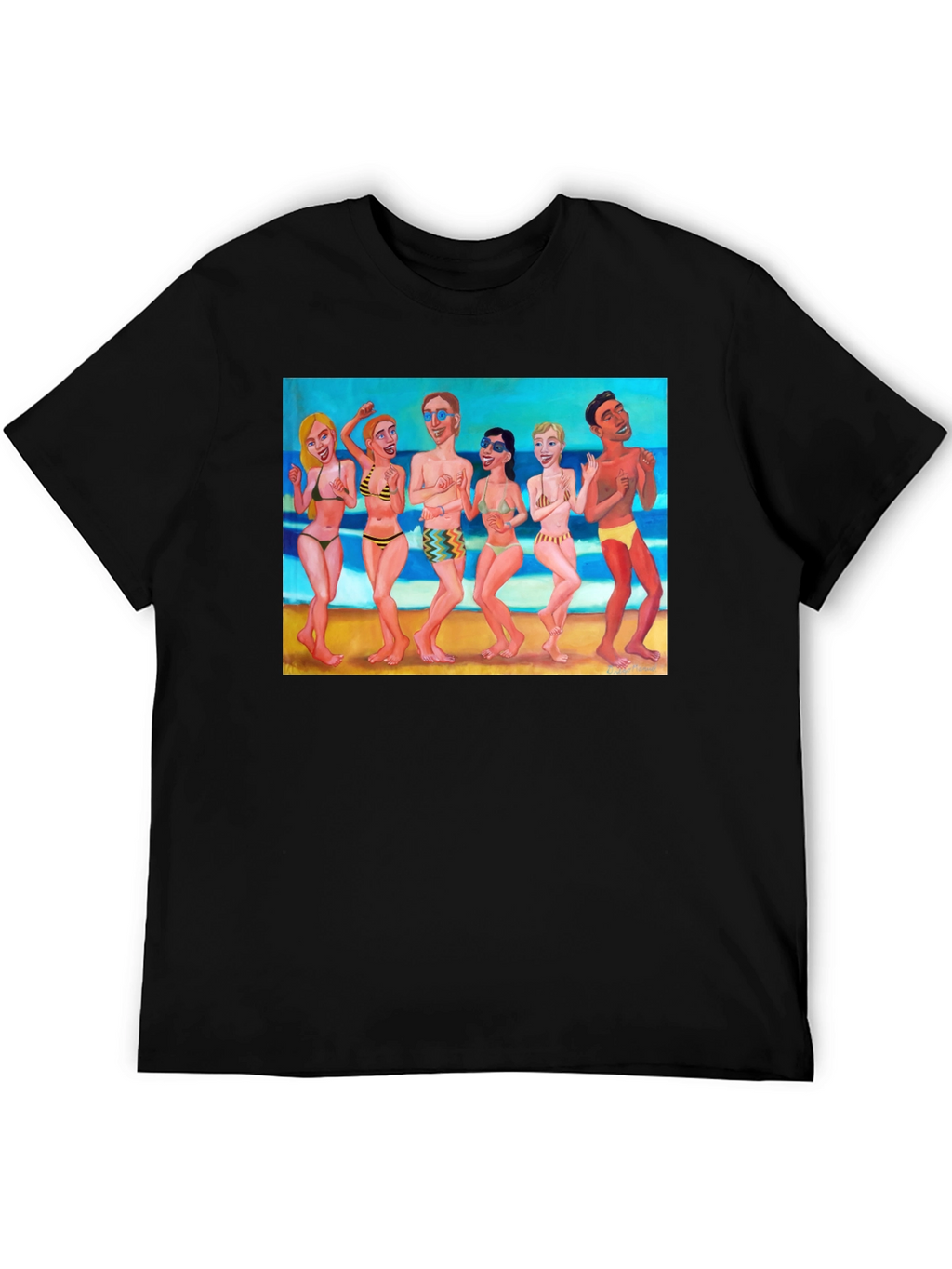 Beach Party Graphic Tee - Fun in the Sun!