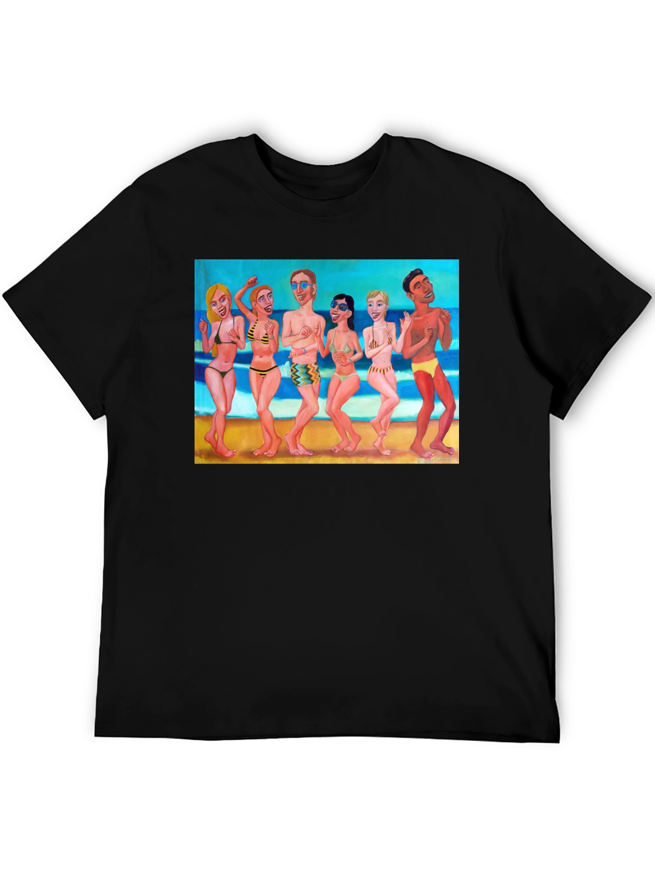 Beach Party Graphic Tee - Fun in the Sun!