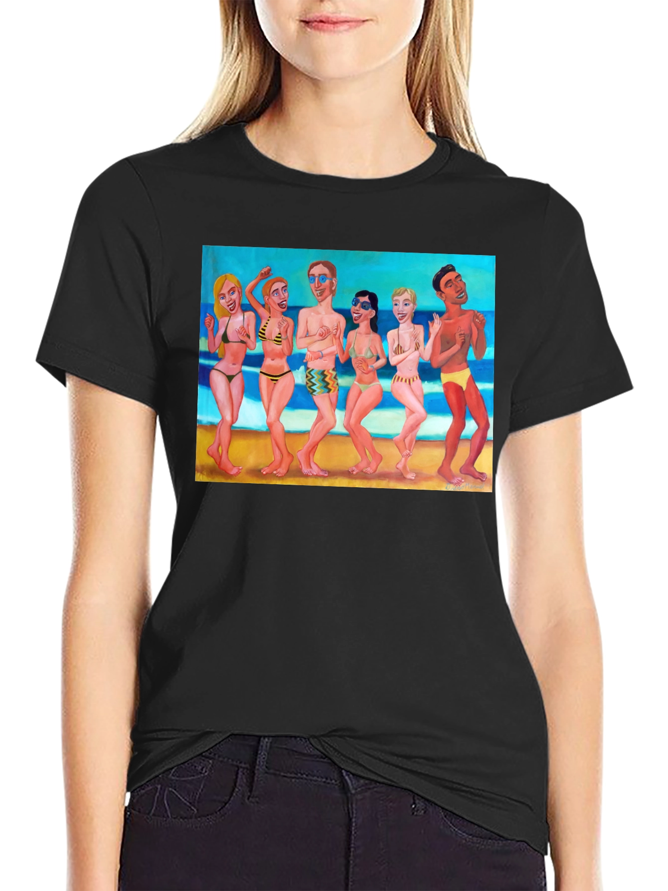 Beach Party Graphic Tee - Fun in the Sun!