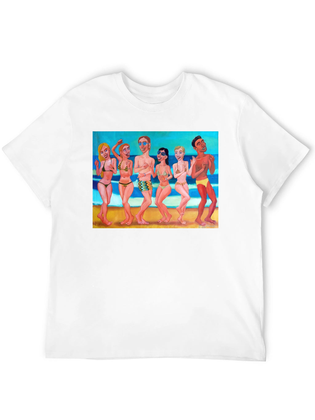 Beach Party Graphic Tee - Fun in the Sun!
