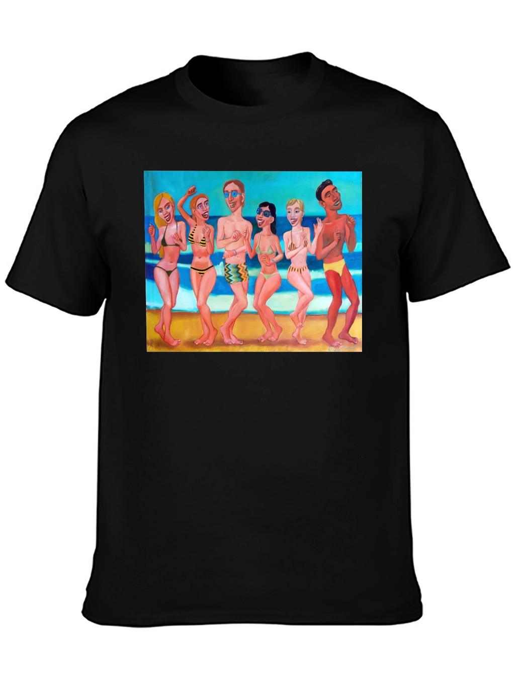 Beach Party Graphic Tee - Fun in the Sun!