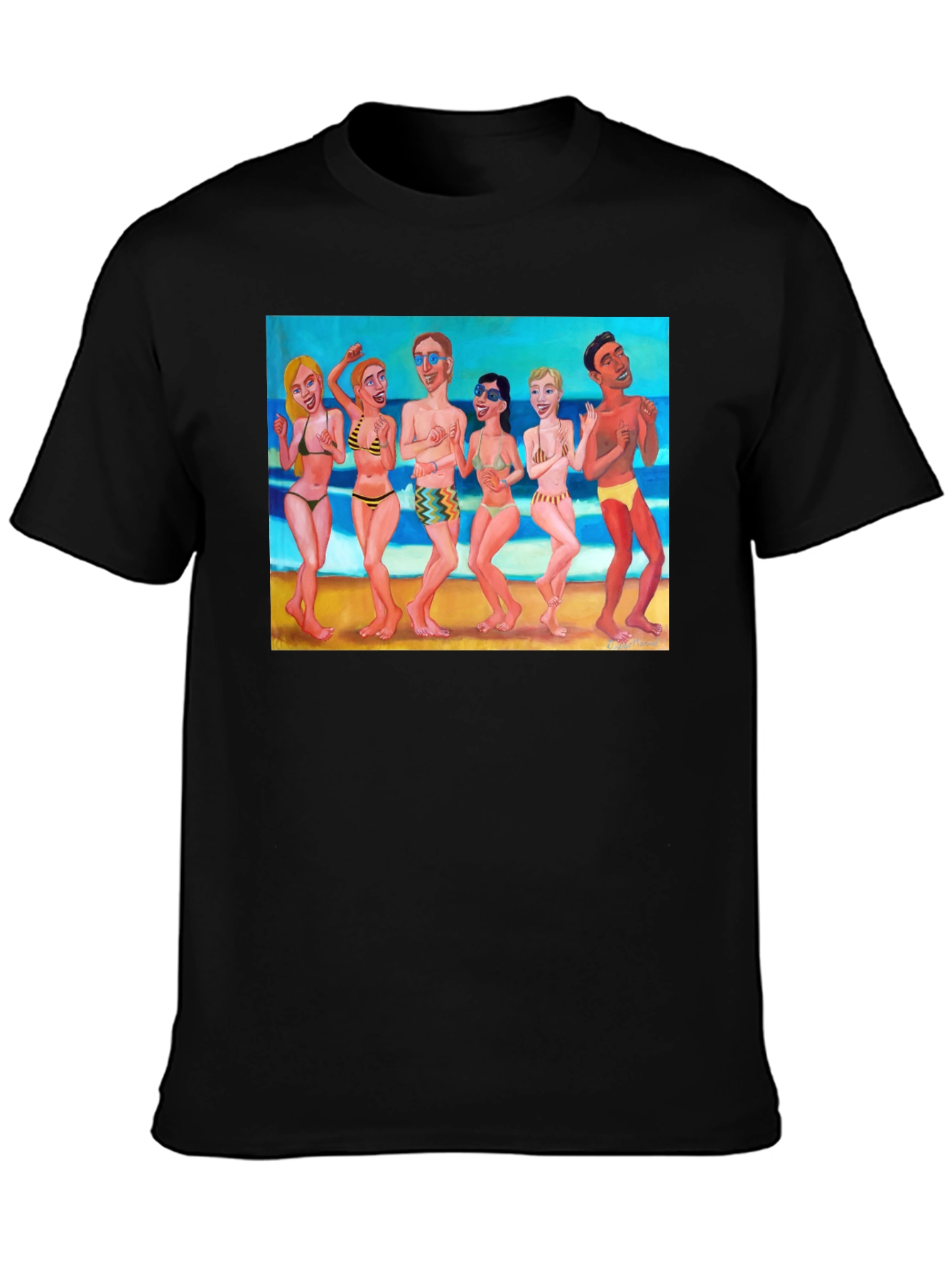 Beach Party Graphic Tee - Fun in the Sun!
