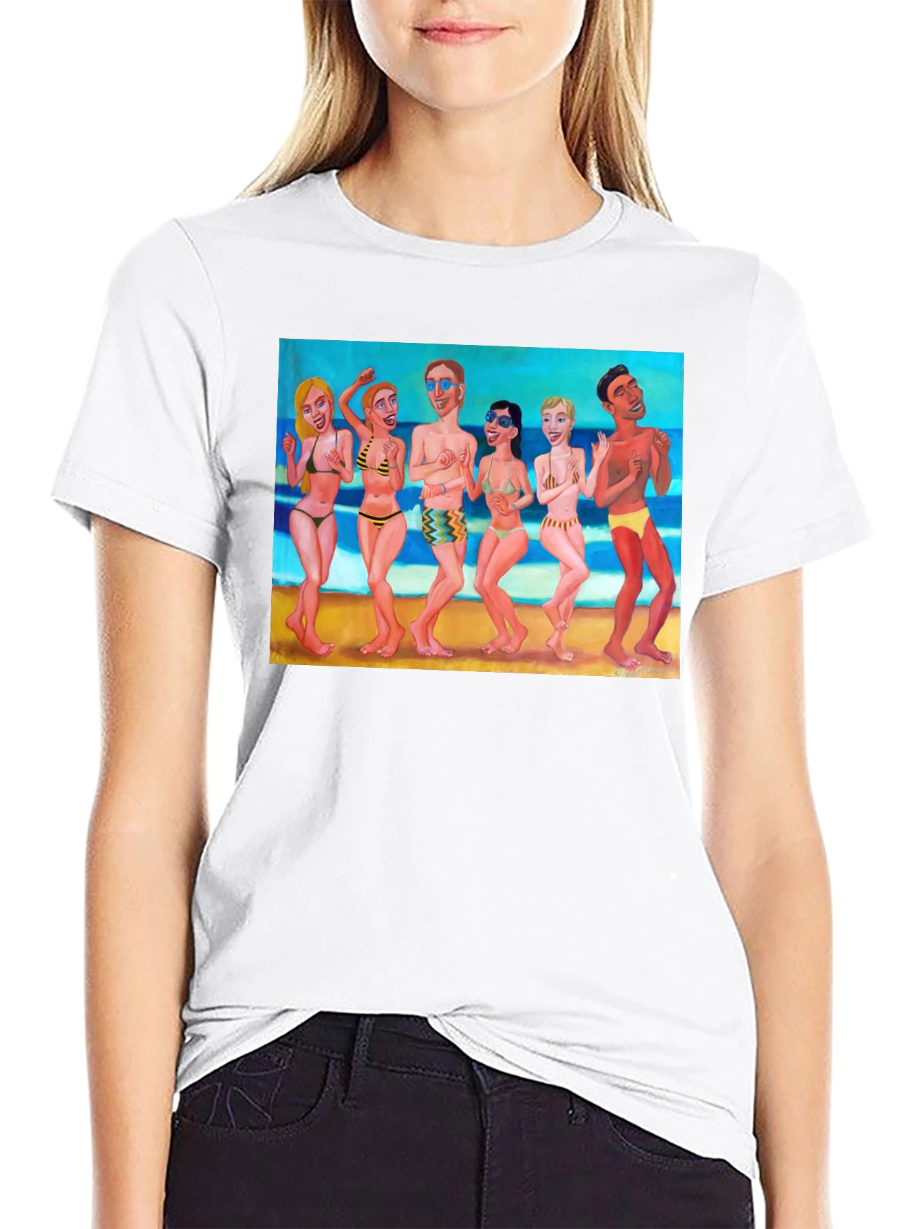 Beach Party Graphic Tee - Fun in the Sun!