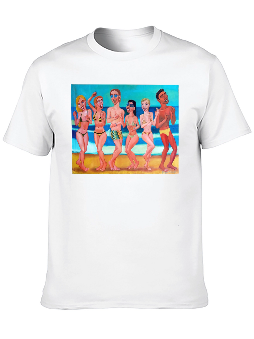 Beach Party Graphic Tee - Fun in the Sun!