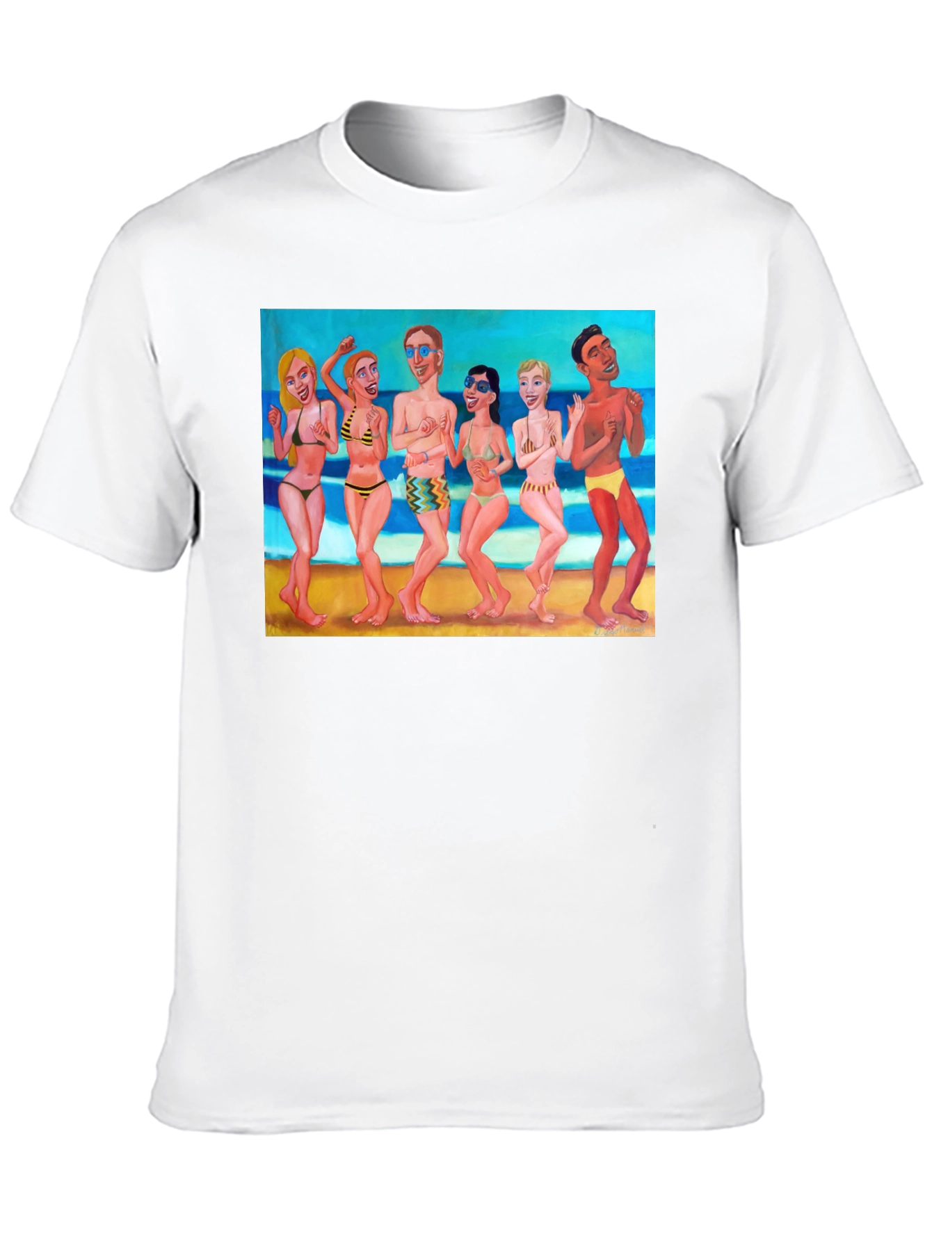 Beach Party Graphic Tee - Fun in the Sun!