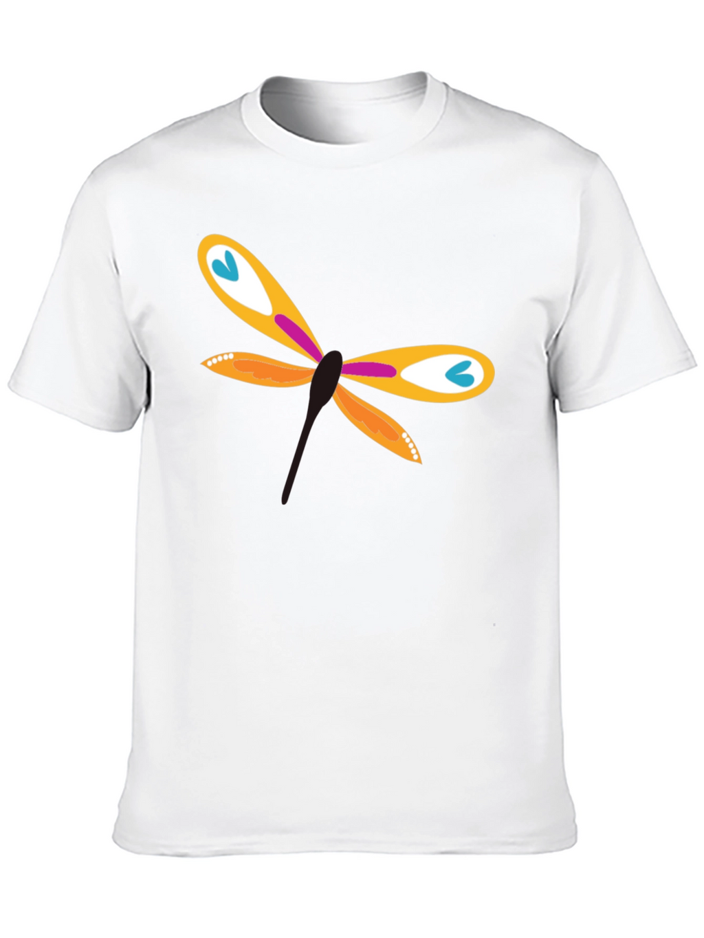 Dragonfly Graphic T-Shirt - Funky Casual Wear