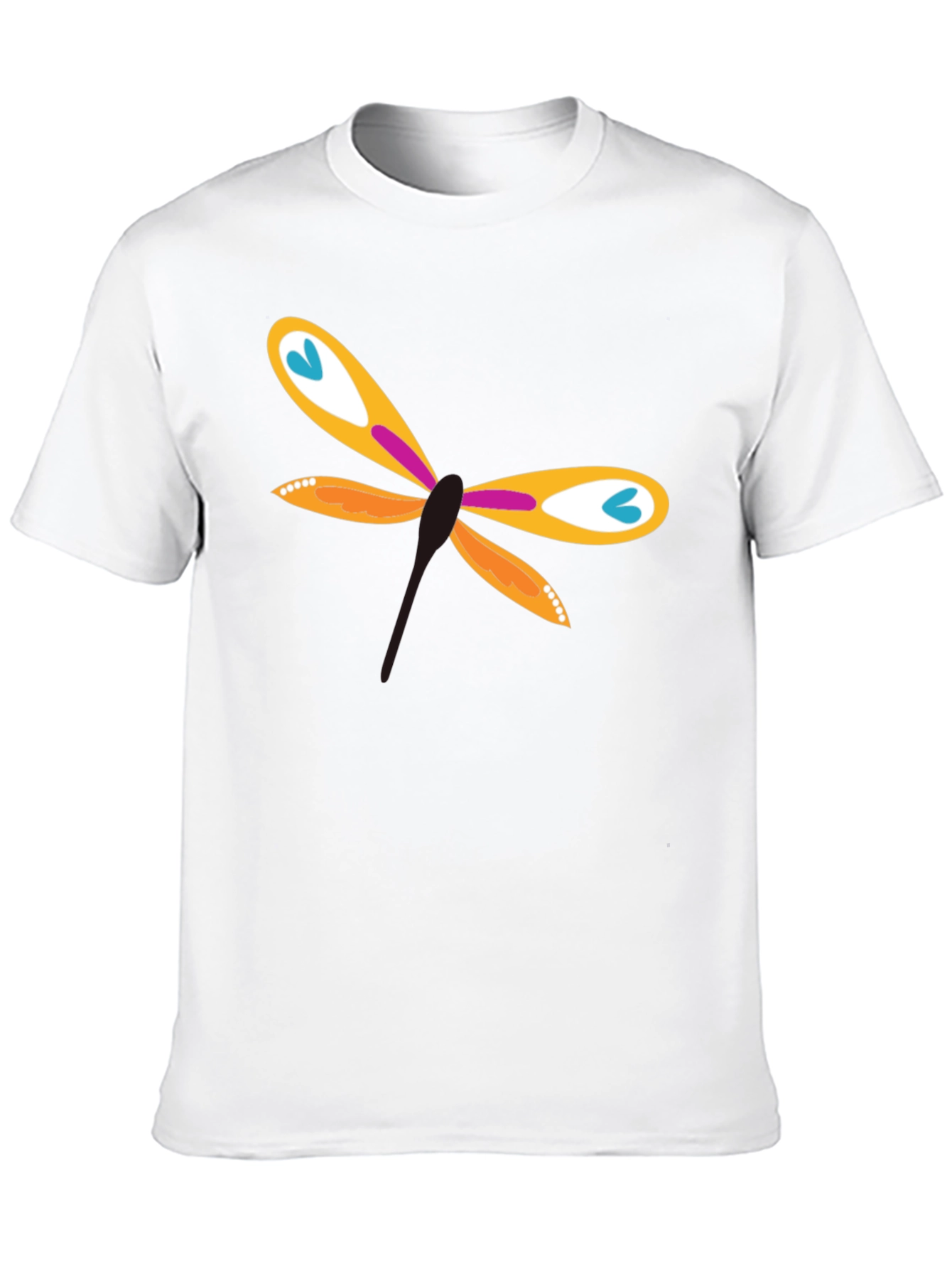 Dragonfly Graphic T-Shirt - Funky Casual Wear