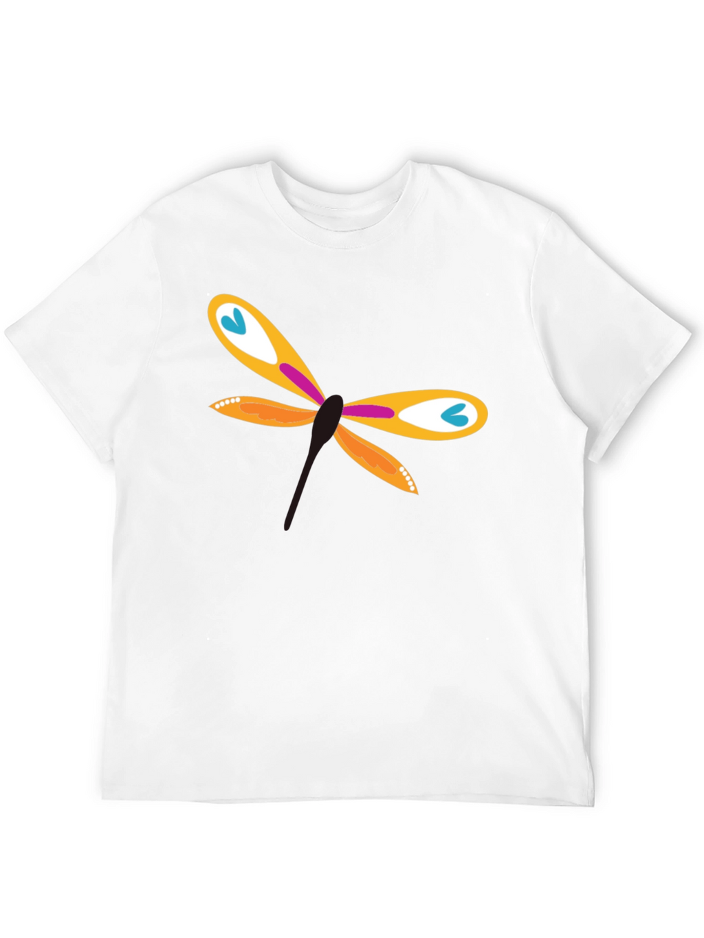 Dragonfly Graphic T-Shirt - Funky Casual Wear