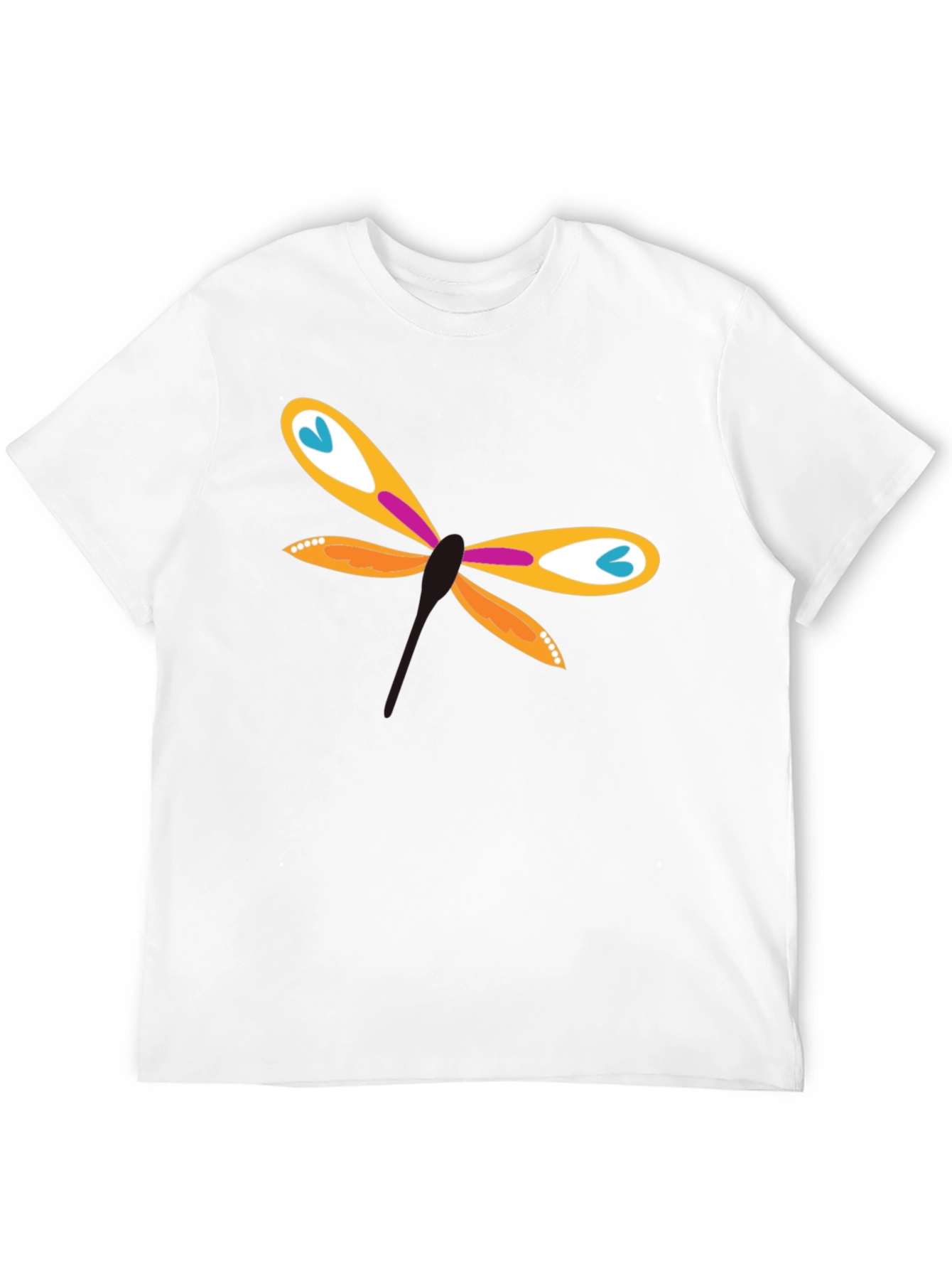 Dragonfly Graphic T-Shirt - Funky Casual Wear