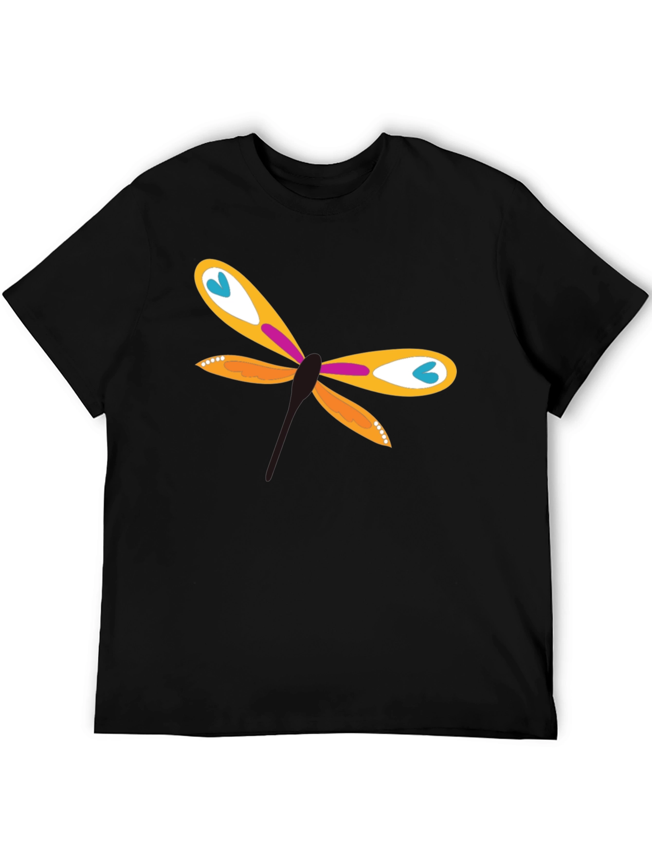 Dragonfly Graphic T-Shirt - Funky Casual Wear