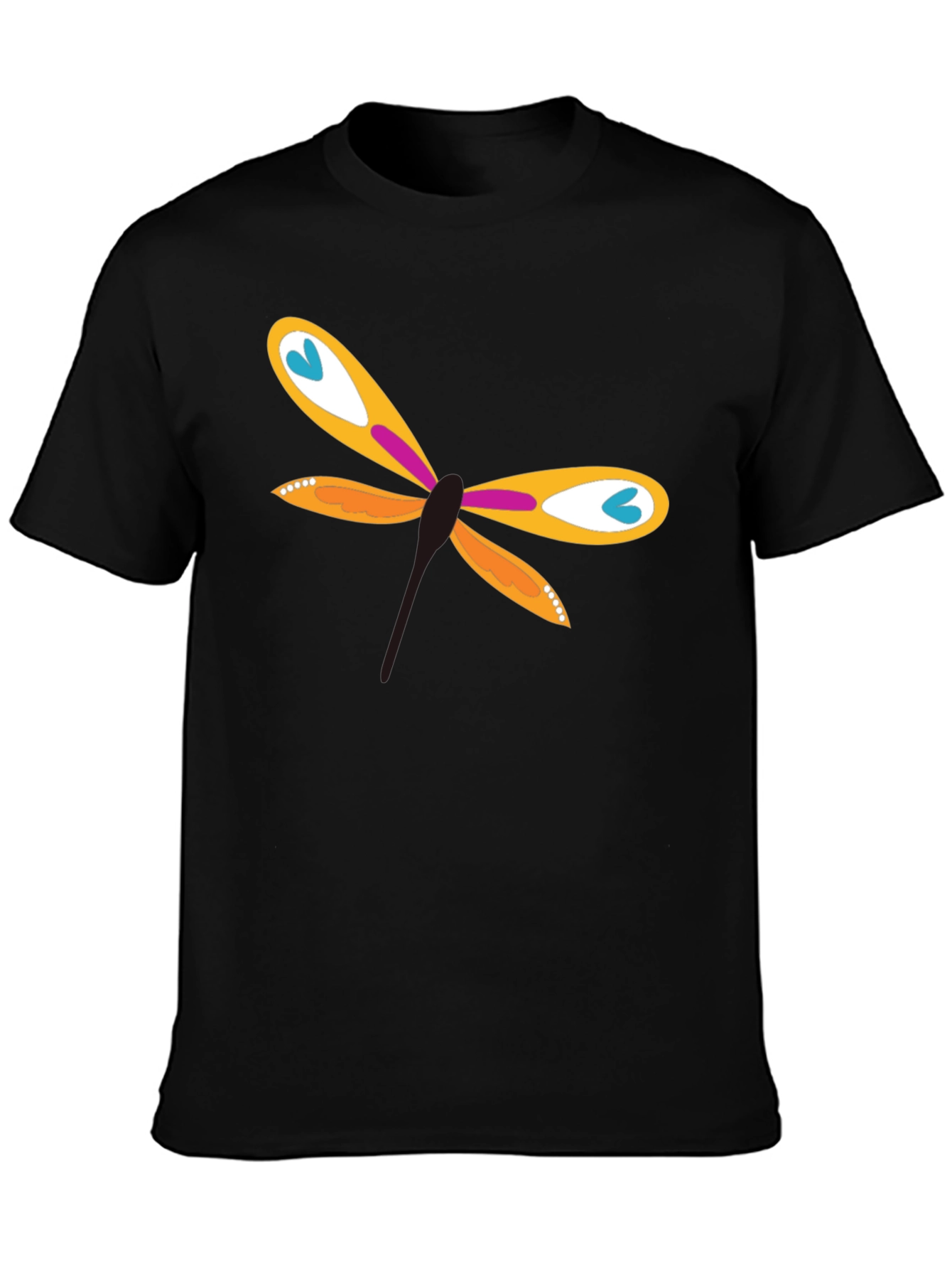 Dragonfly Graphic T-Shirt - Funky Casual Wear