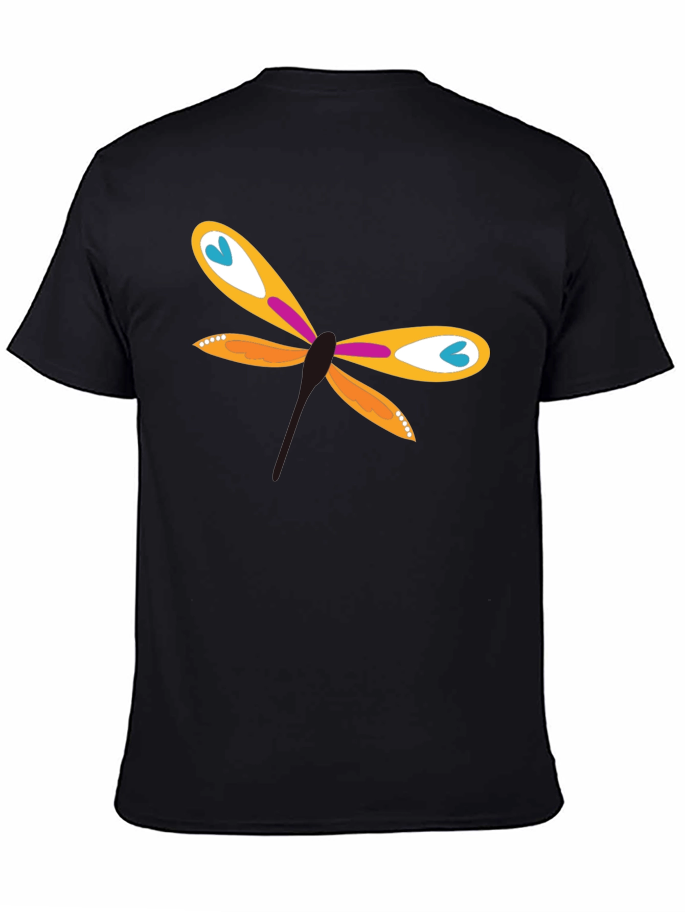 Dragonfly Graphic T-Shirt - Funky Casual Wear