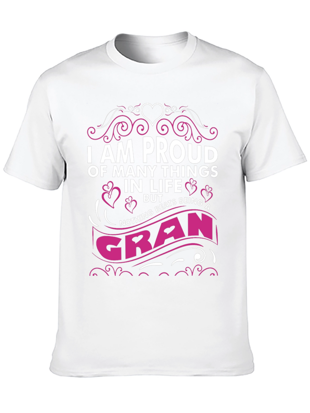 Proud Gran T-Shirt - Black Graphic Tee