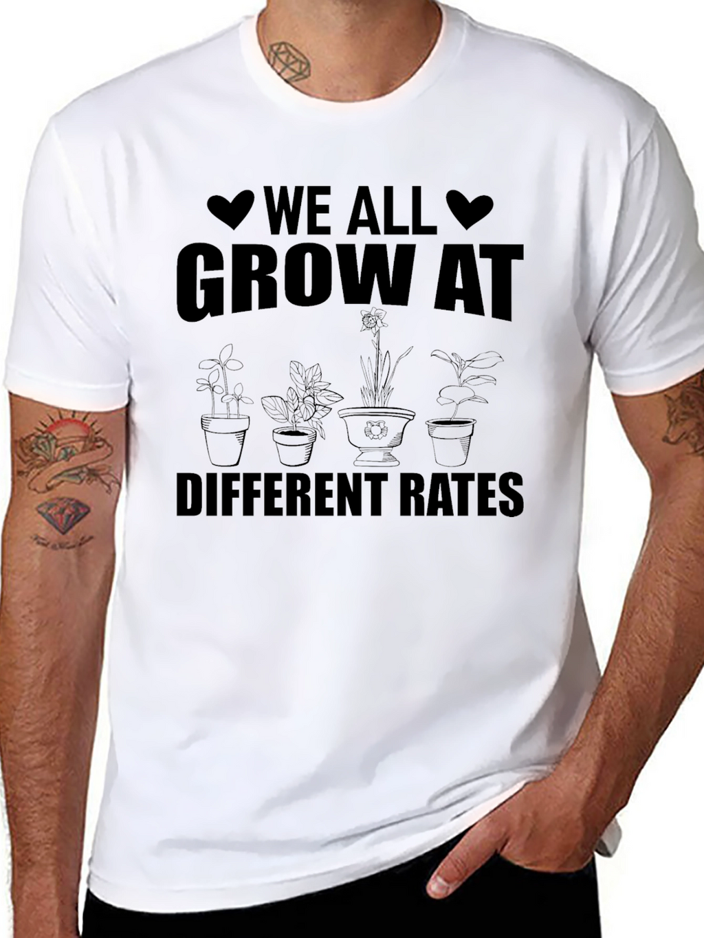 We All Grow At Different Rates T-Shirt