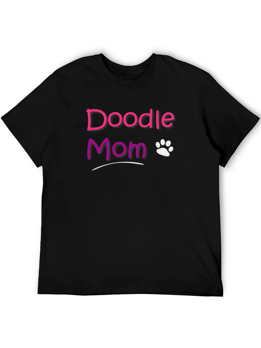 Doodle Mom Paw Print T-Shirt