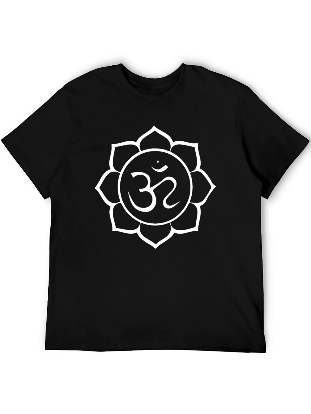 Om Symbol Lotus T-Shirt - Spiritual Design