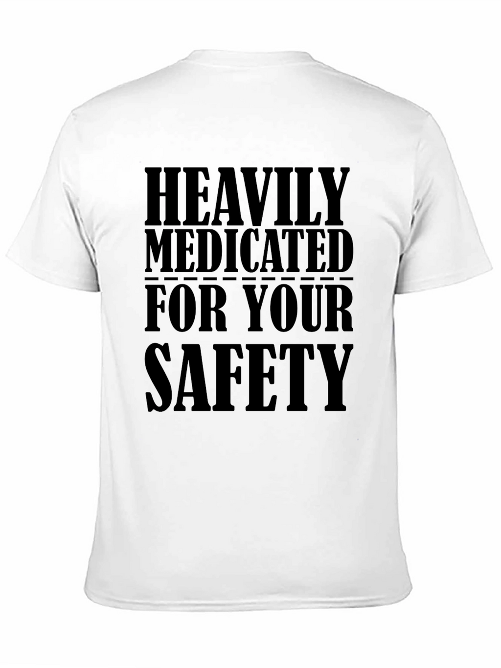 Heavily Medicated Black Graphic T-Shirt