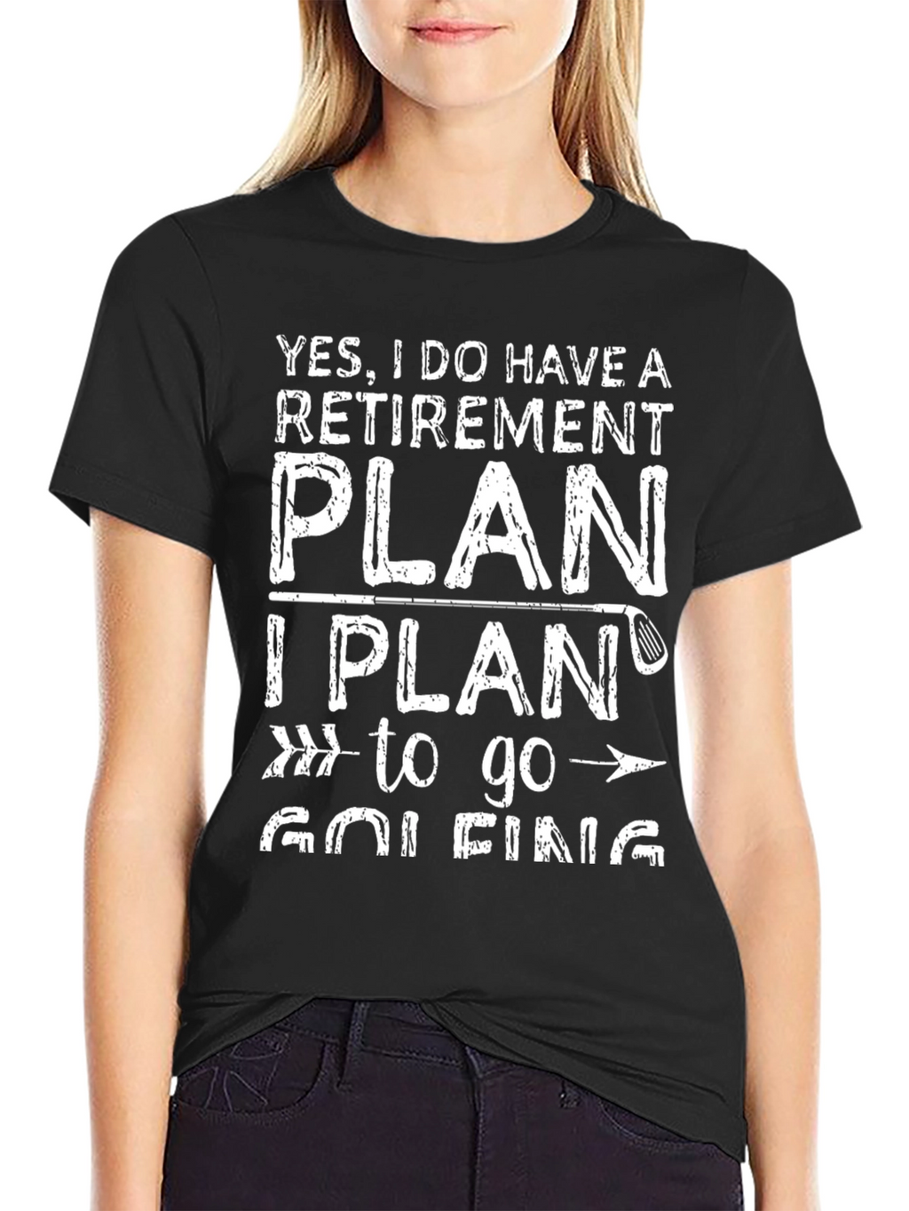 Retirement Plan Golfing T-Shirt
