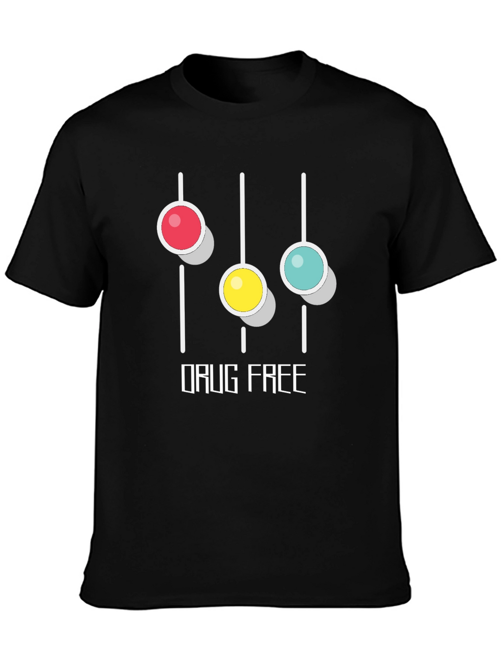 Drug Free Graphic T-Shirt