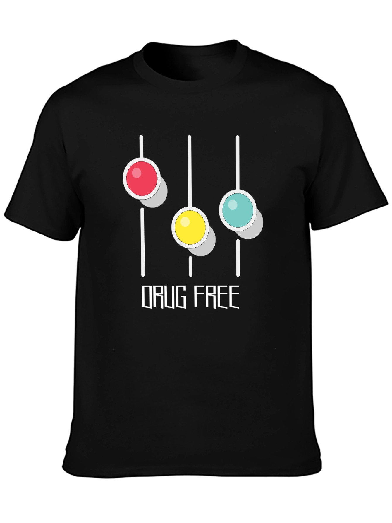 Drug Free Graphic T-Shirt